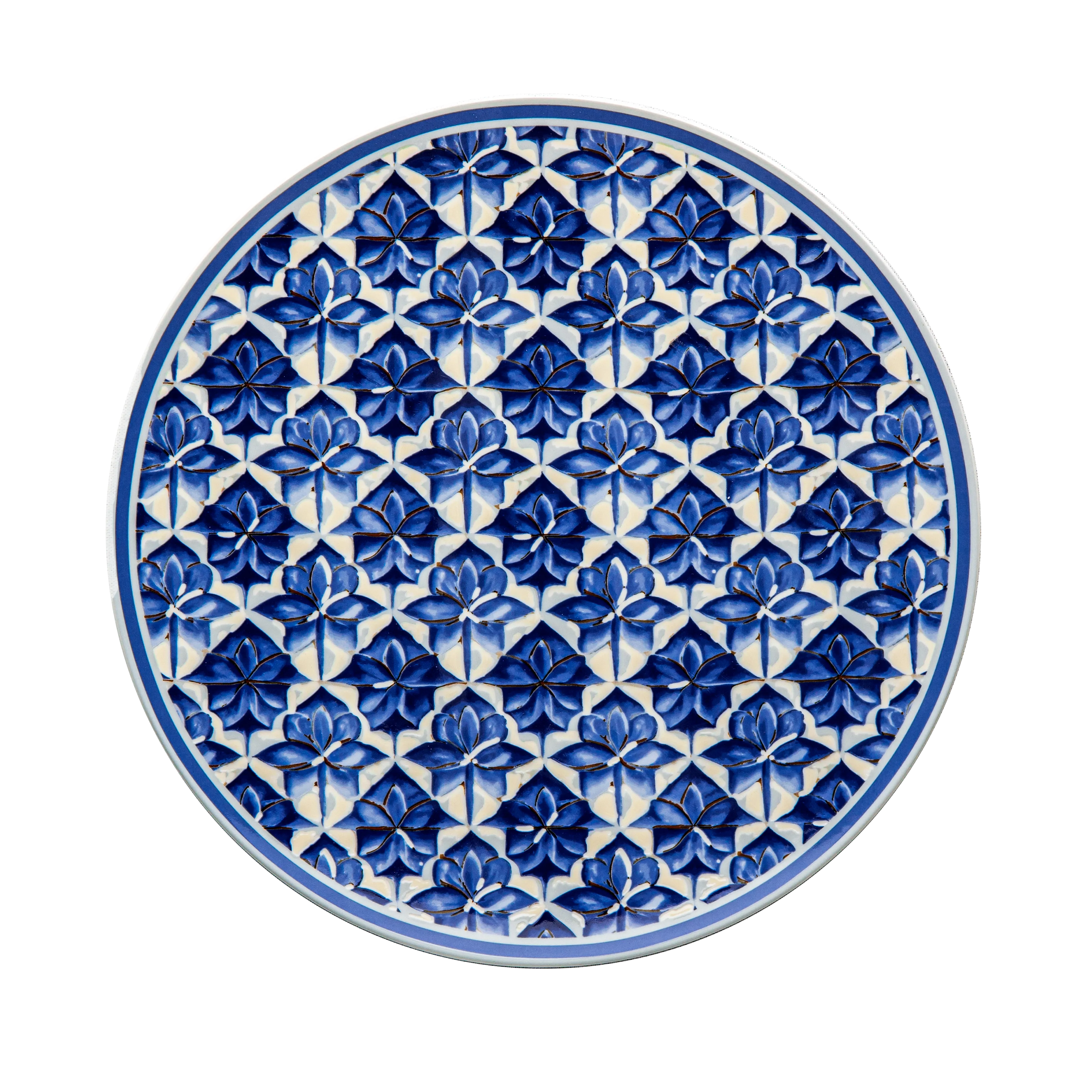Andalus Blue - 45 Pc - Fathy Mahmoud Porcelain 