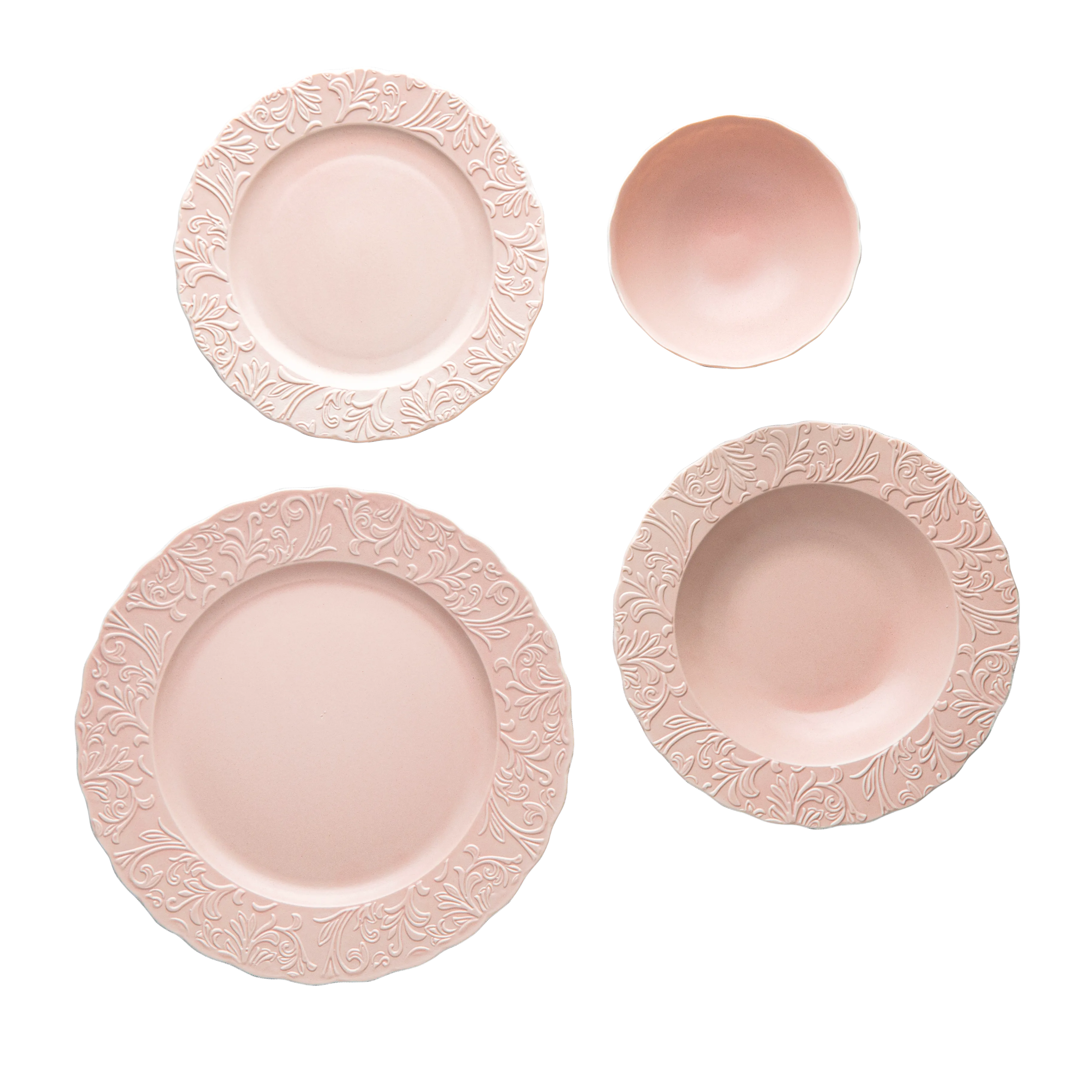 Rosen Rose - 24 Pc - Fathy Mahmoud Porcelain 