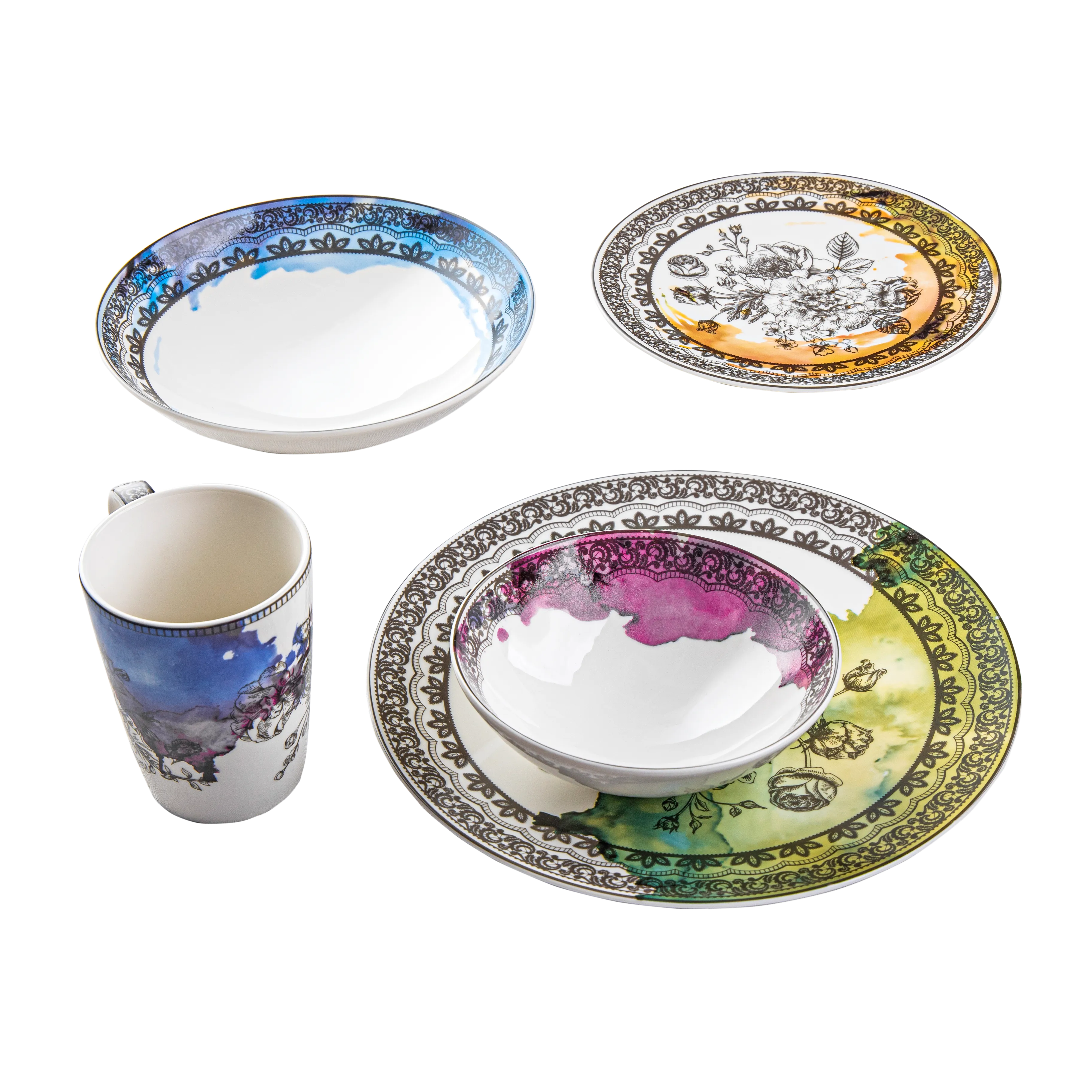 Avant Guard - 30 Pc - Fathy Mahmoud Porcelain 