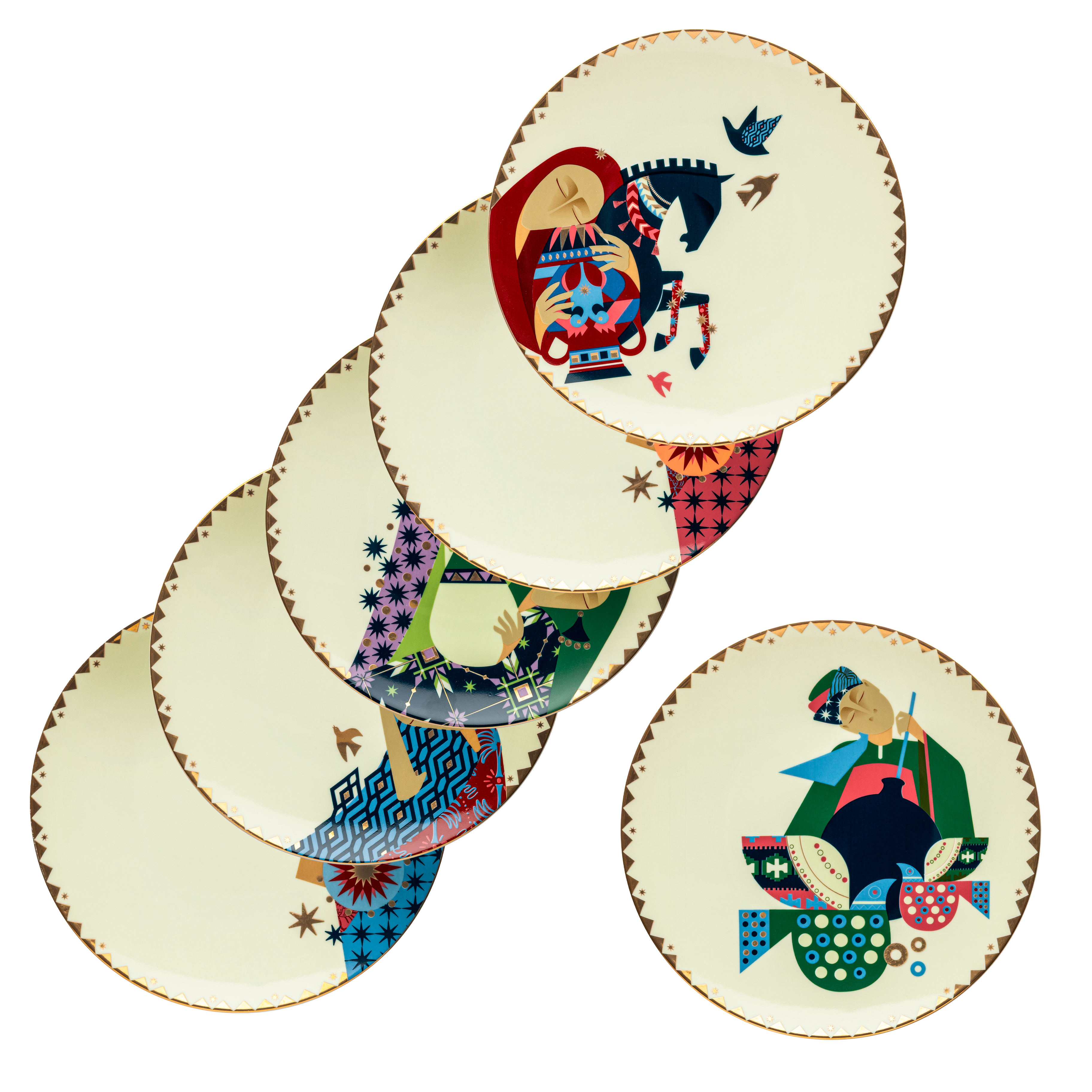 El-Ollah - 6 pieces - Fathy Mahmoud Porcelain 