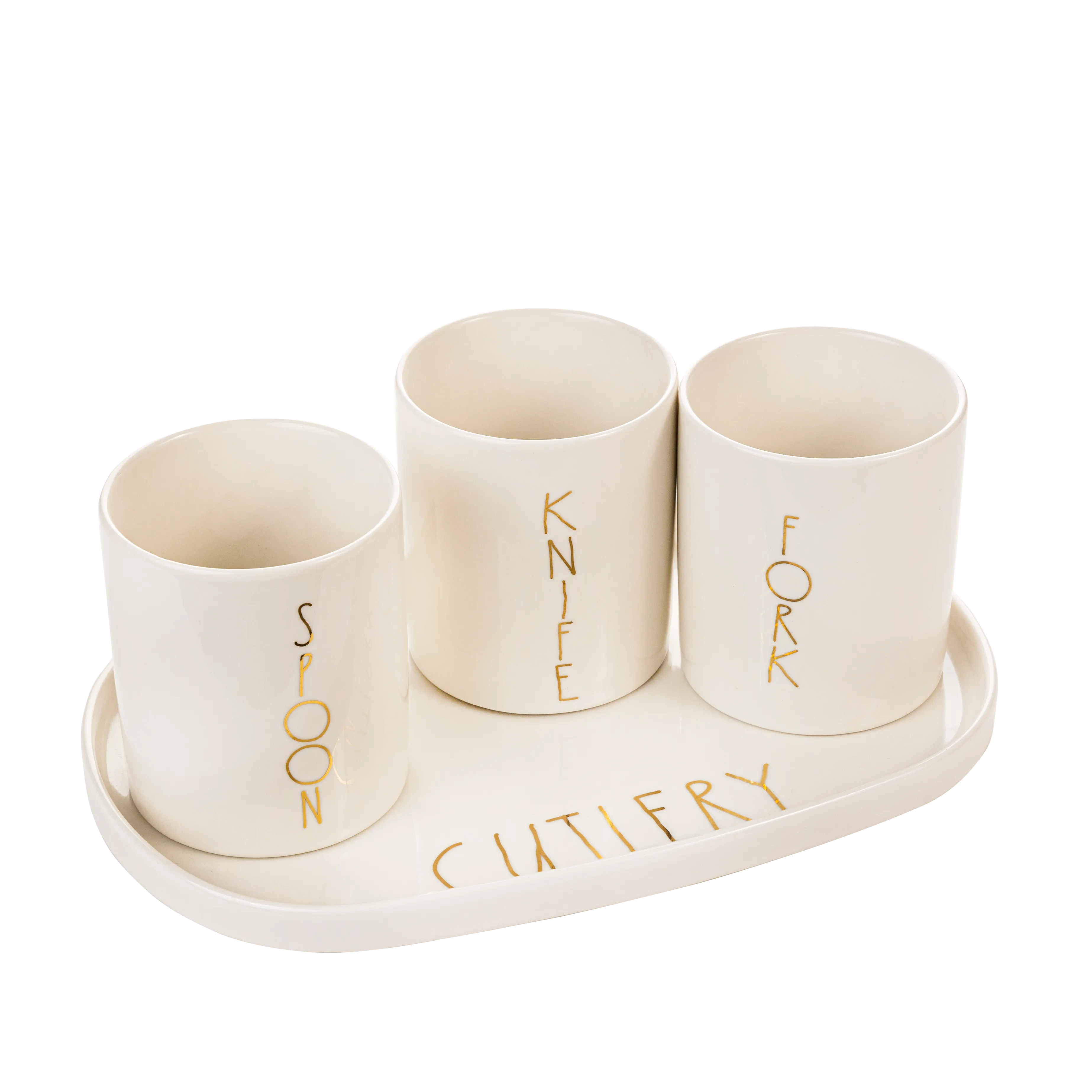 Cutlery Set - 4 Pc - Fathy Mahmoud Porcelain 