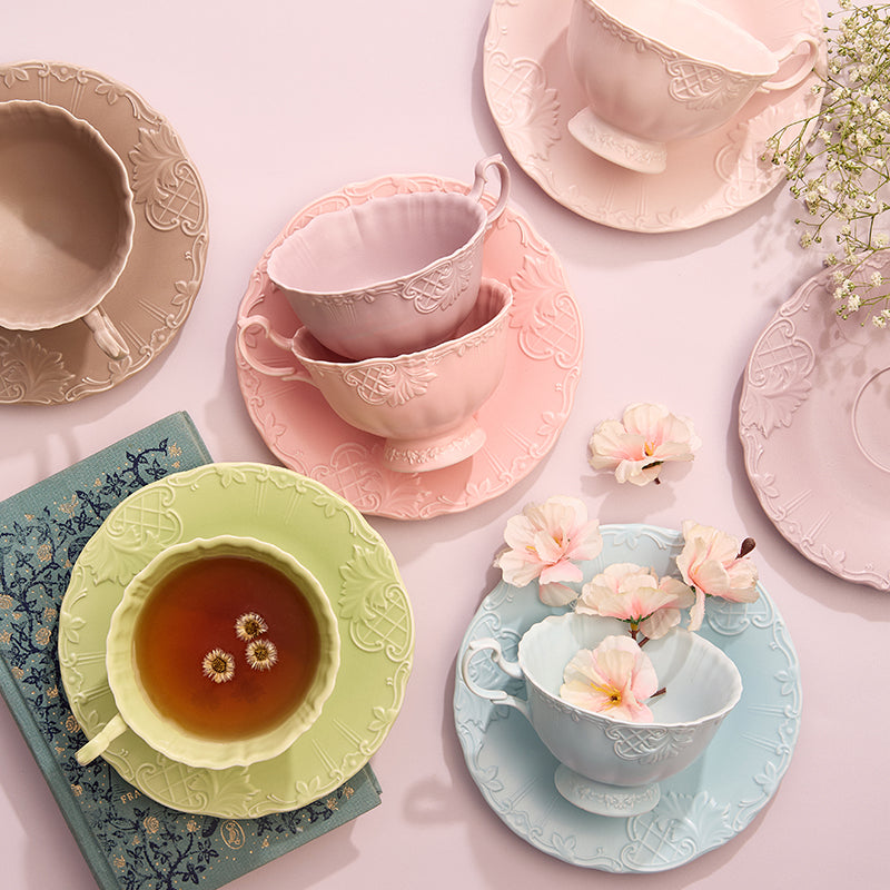 Fathy Mahmoud Porcelain Tableware فتحى محمود Colorful Tea Set