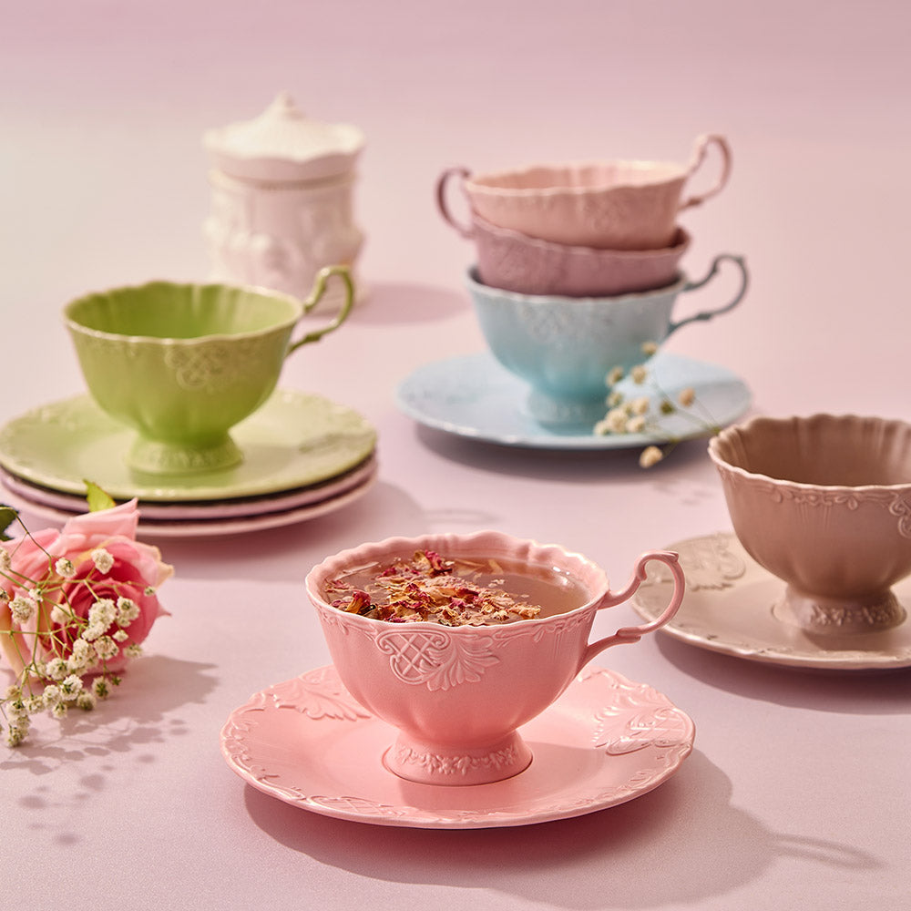 Fathy Mahmoud Porcelain Tableware فتحى محمود Colorful Tea Set