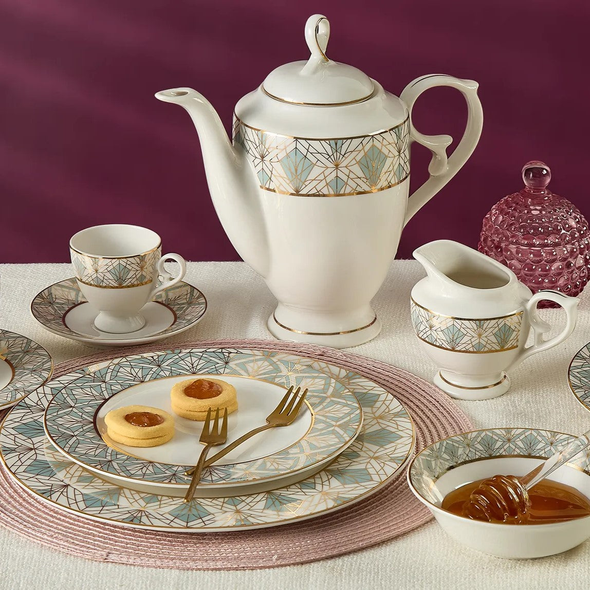 Art Deco - 62Pc - Fathy Mahmoud Porcelain 