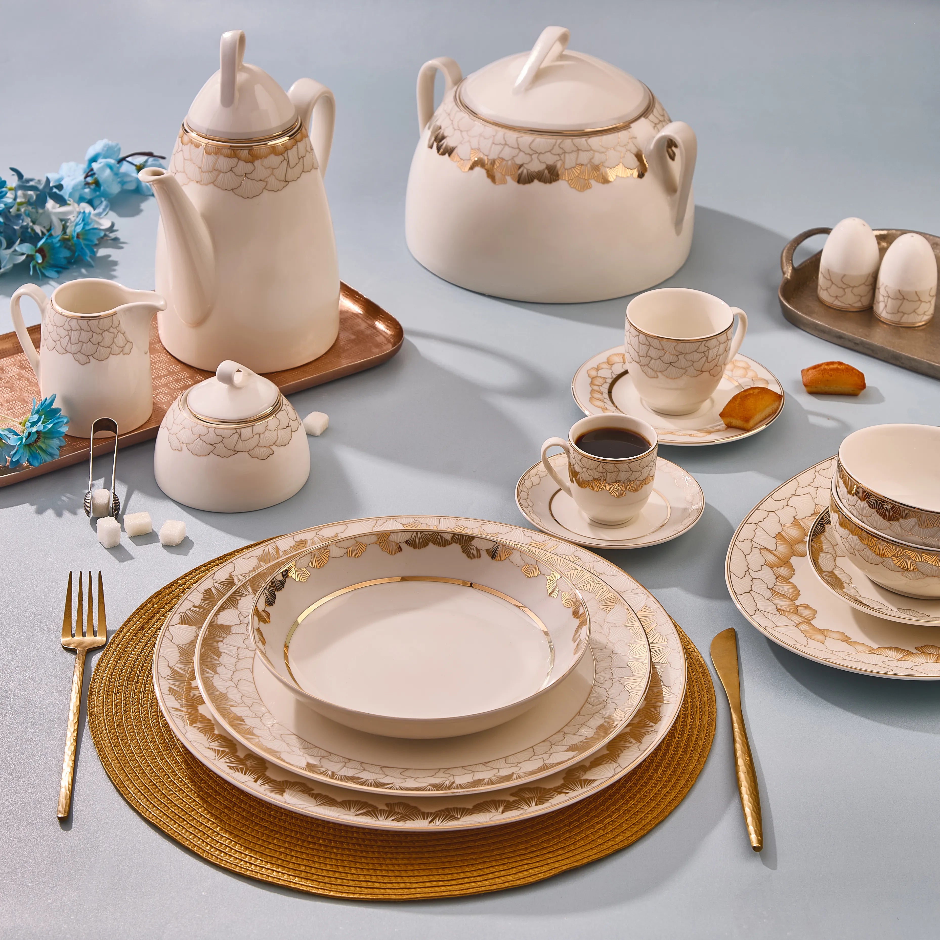 Biloba -62 Pc - Fathy Mahmoud Porcelain 