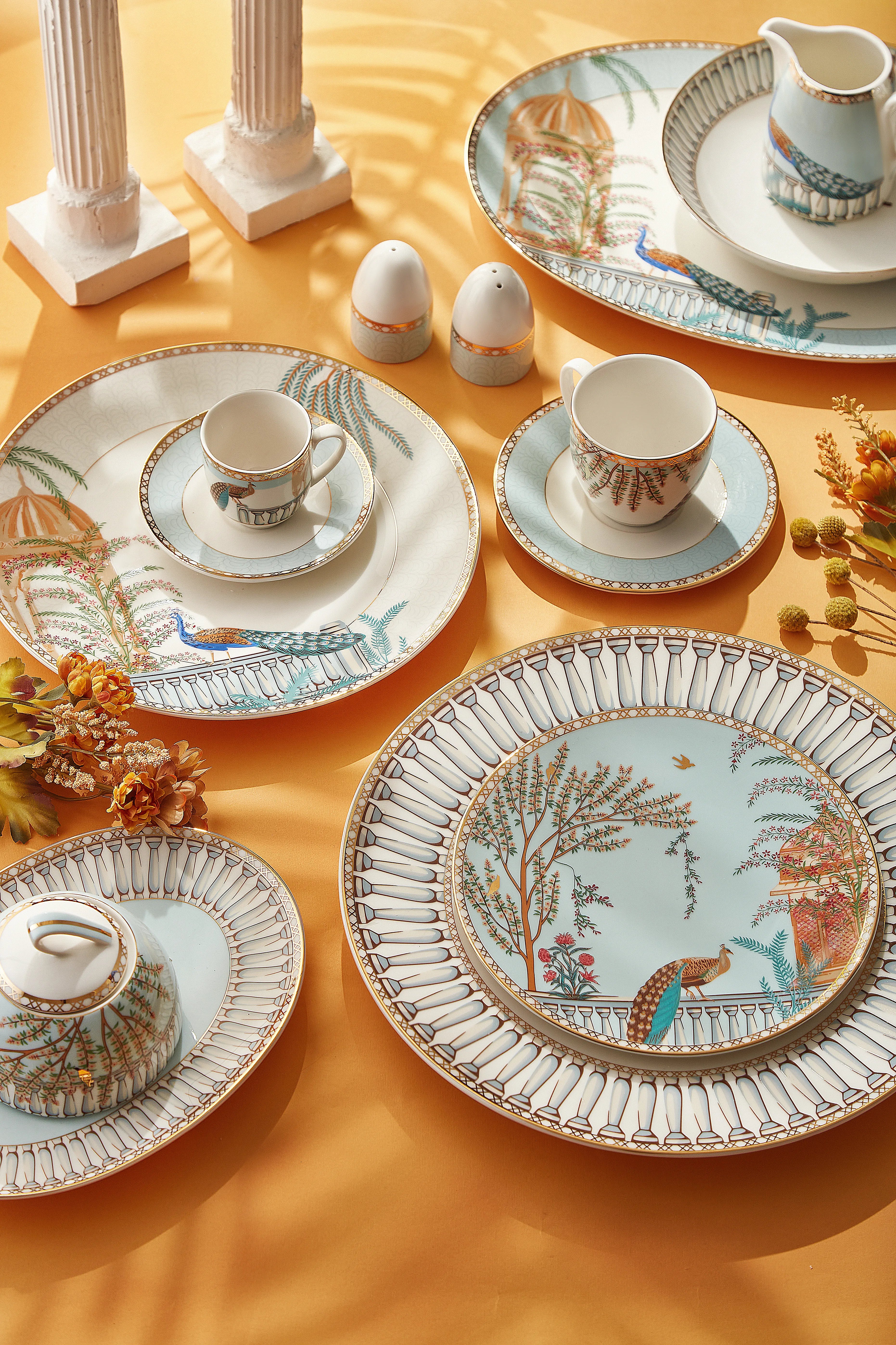 Bird of the castle - 62 Pc - Fathy Mahmoud Porcelain 