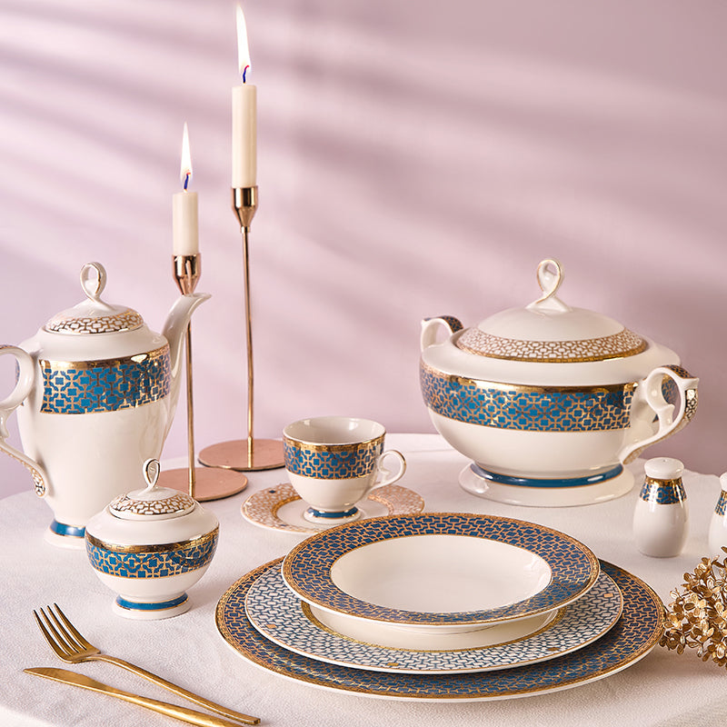 Blaze - 62 Pc - Fathy Mahmoud Porcelain 
