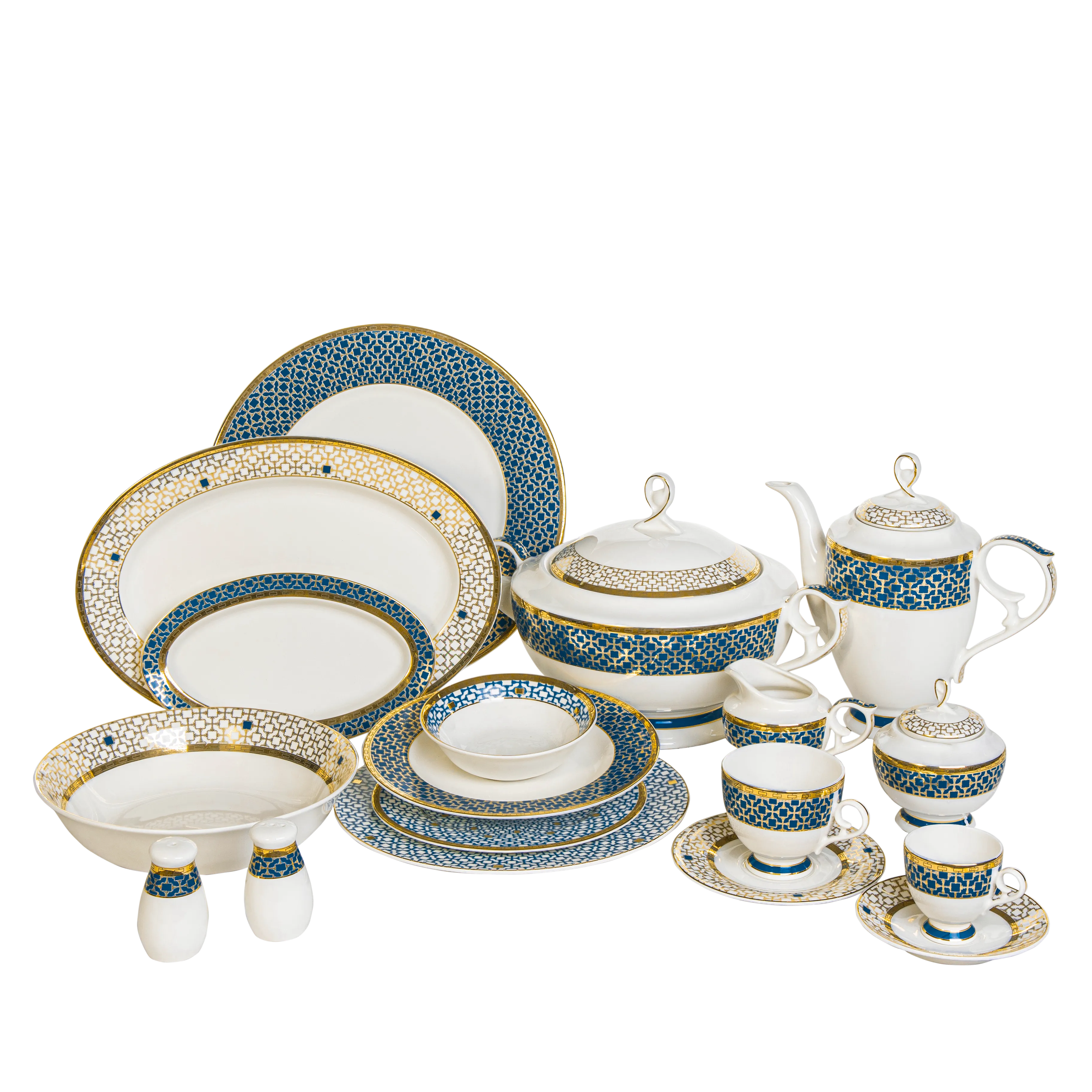Blaze - 62 Pc - Fathy Mahmoud Porcelain 