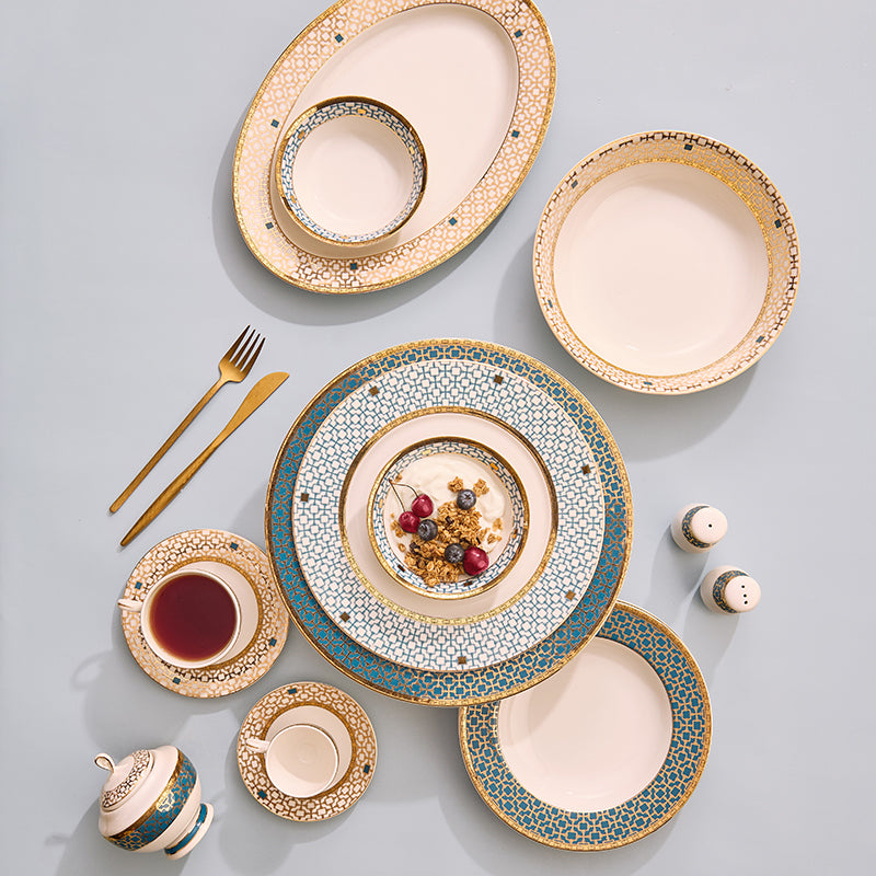 Blaze - 62 Pc - Fathy Mahmoud Porcelain 