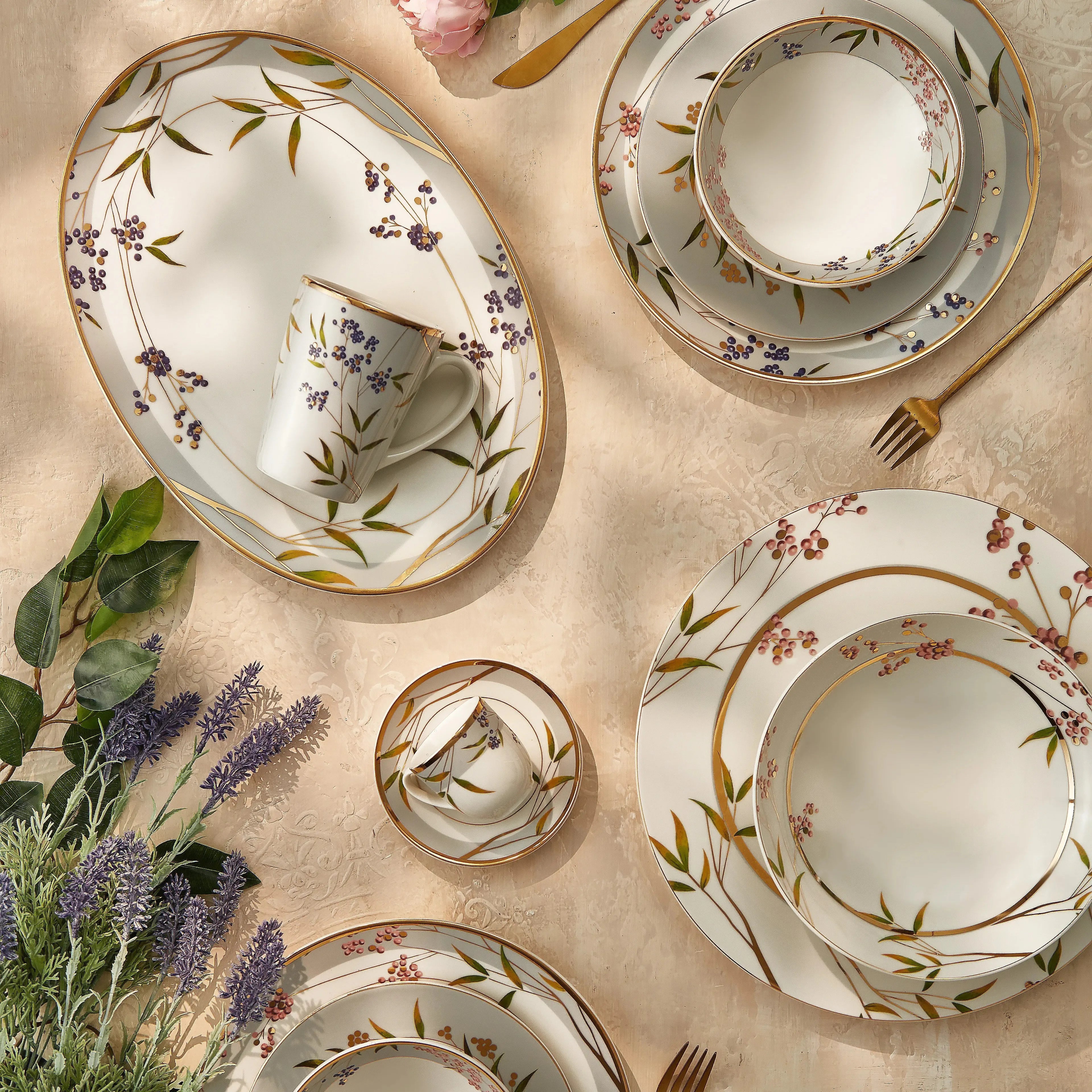 Blossom -45 Pc - Fathy Mahmoud Porcelain 