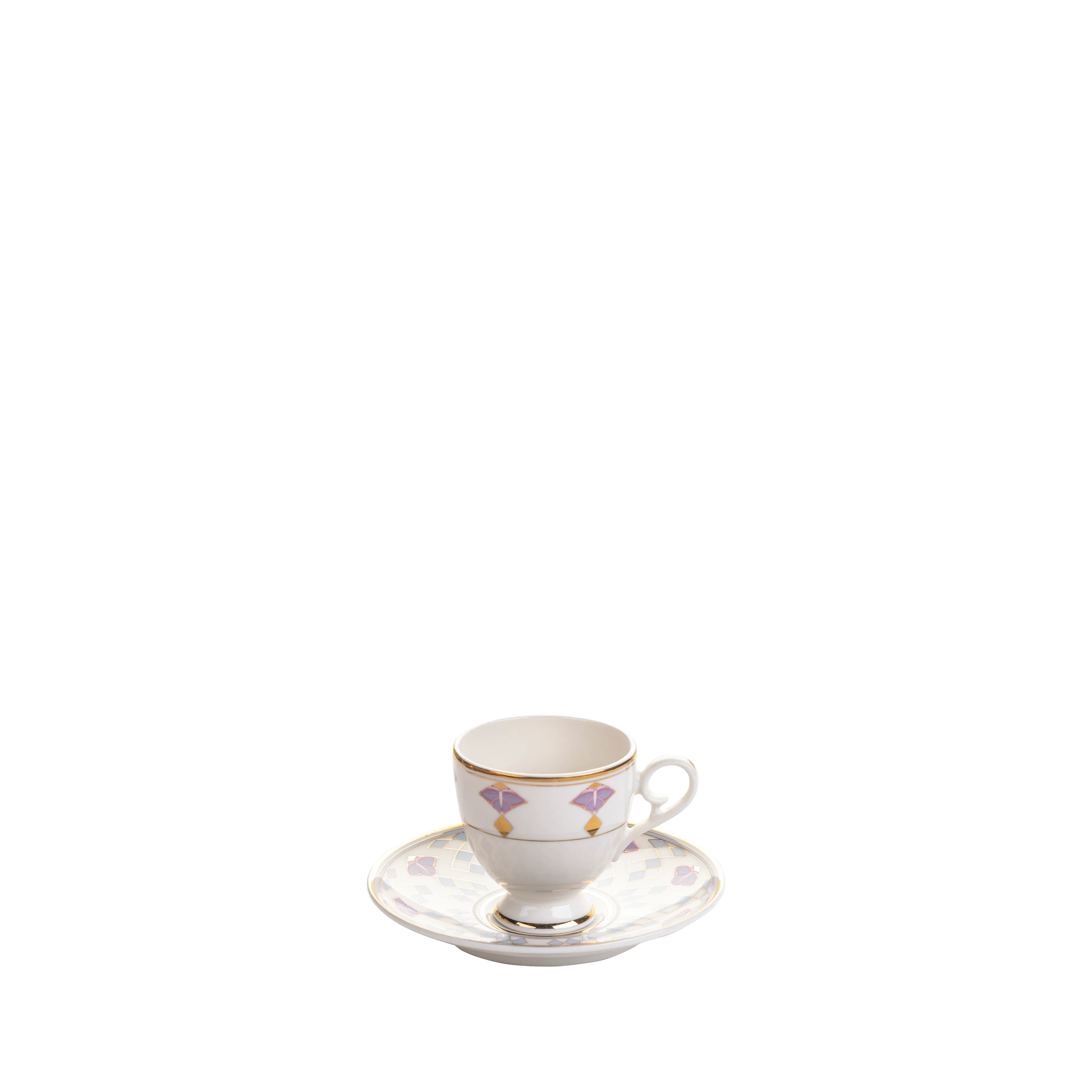 Butterfly bloom - 62 pieces - Fathy Mahmoud Porcelain 