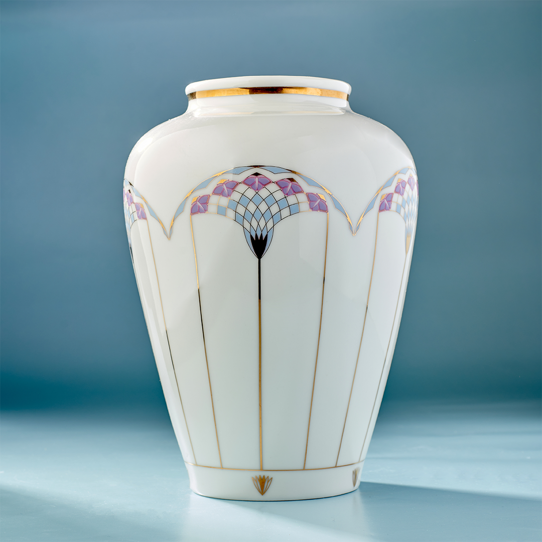 Butterfly bloom vase - large - Fathy Mahmoud Porcelain 