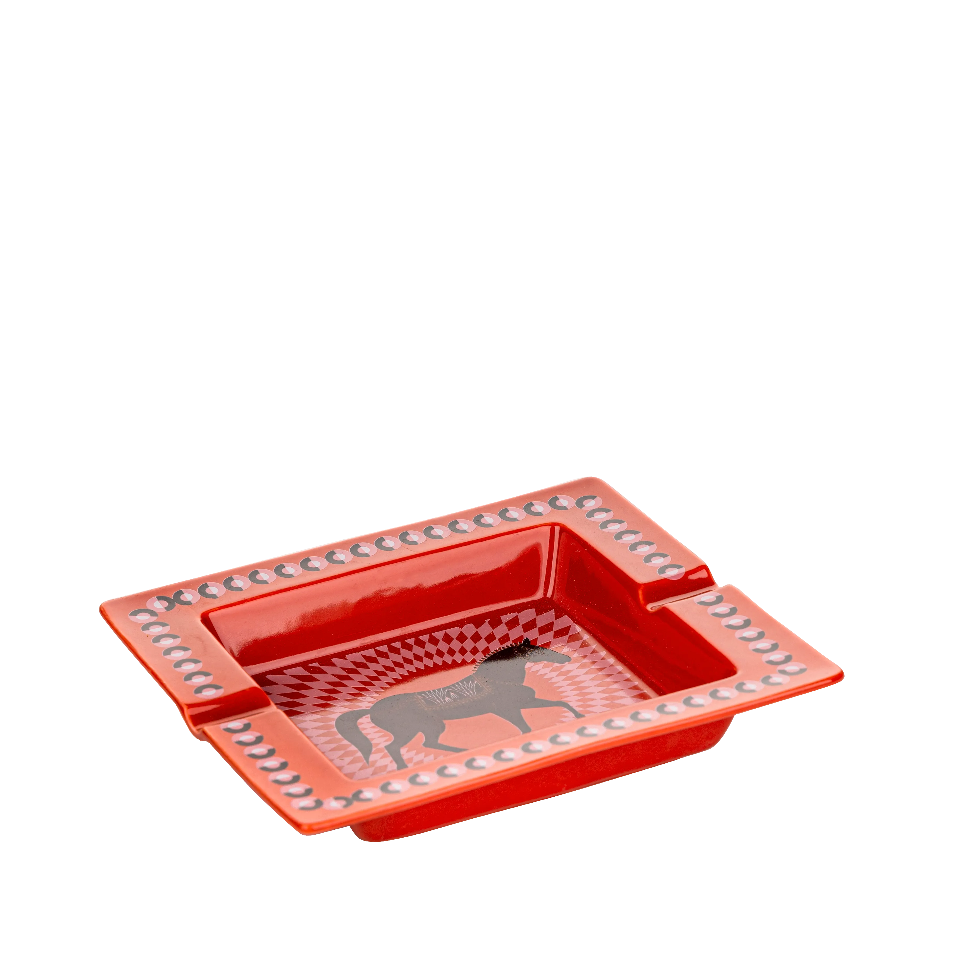 Chase ashtrays pink - 2 pieces - Fathy Mahmoud Porcelain 