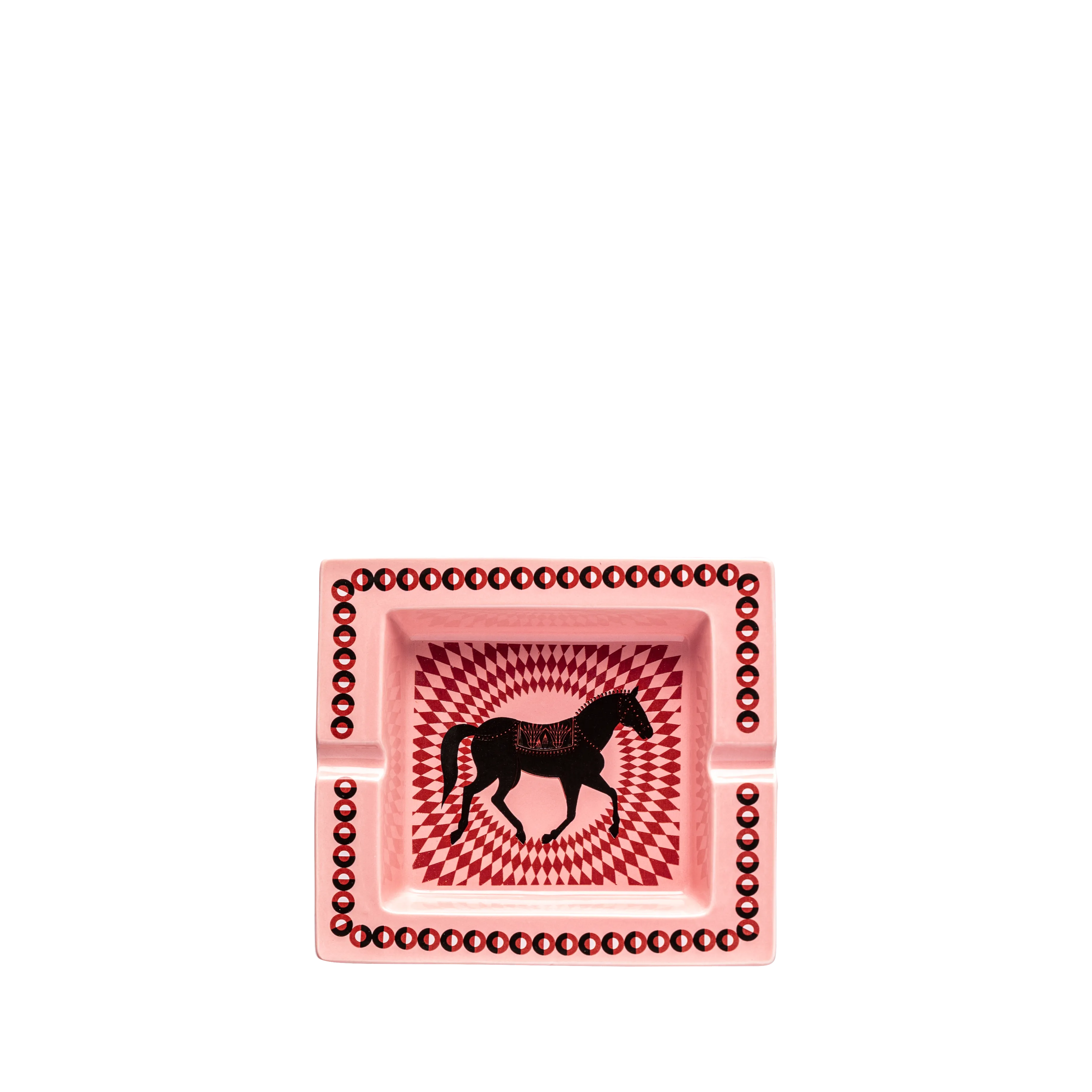 Chase ashtrays pink - 2 pieces - Fathy Mahmoud Porcelain 