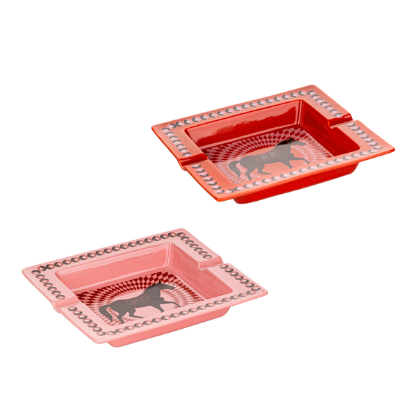 Chase ashtrays pink - 2 pieces
