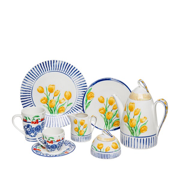 Cherry on top tea set - 30 pieces