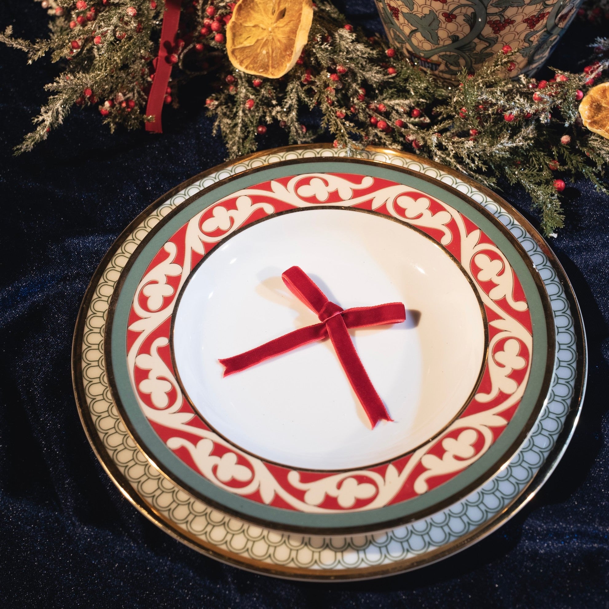 Christmas floral - 24 pieces