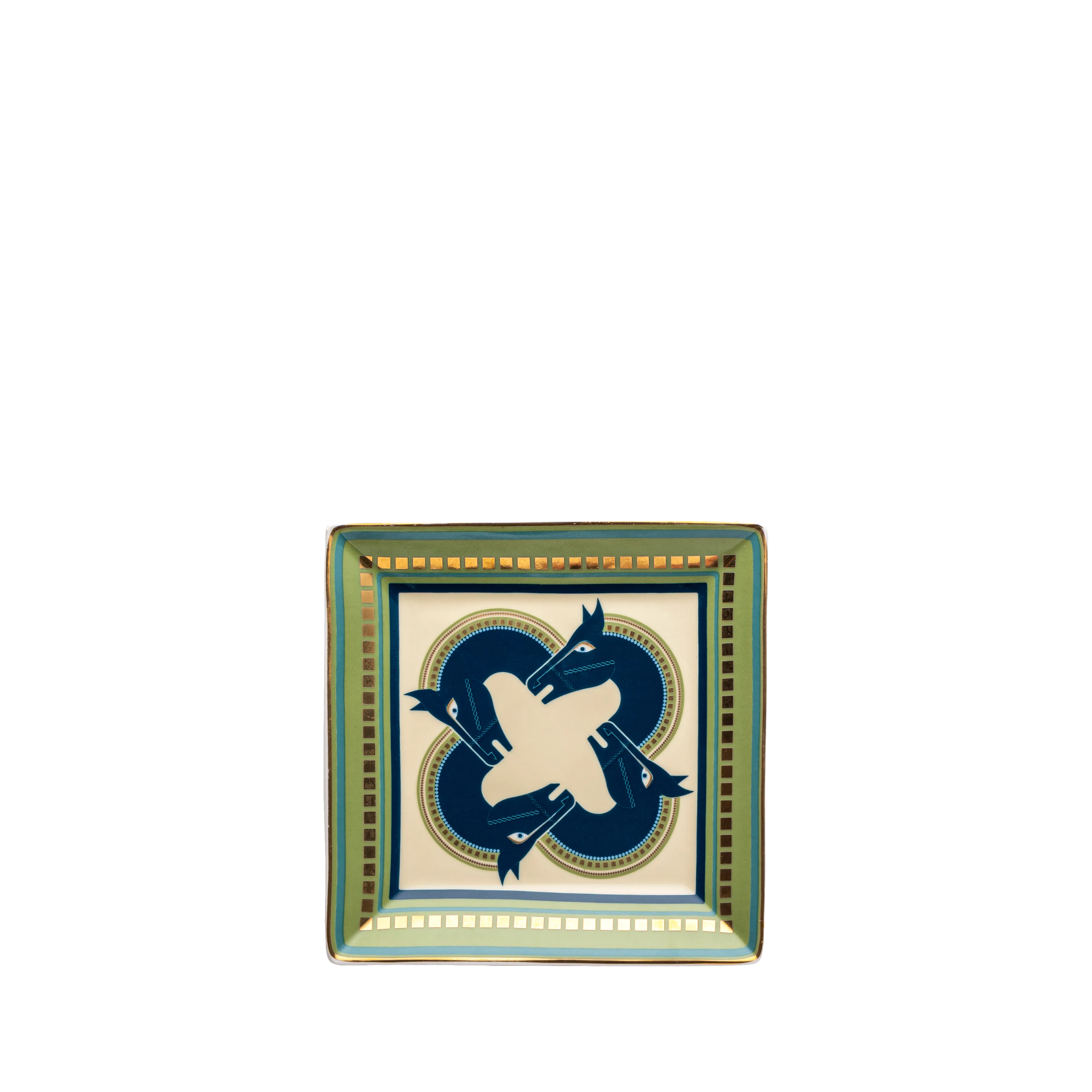 Cordovan 4 Horses Decor Set - Fathy Mahmoud Porcelain 