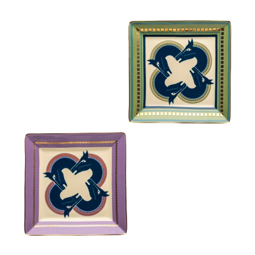 Cordovan 4 Horses Decor Set - Fathy Mahmoud Porcelain 