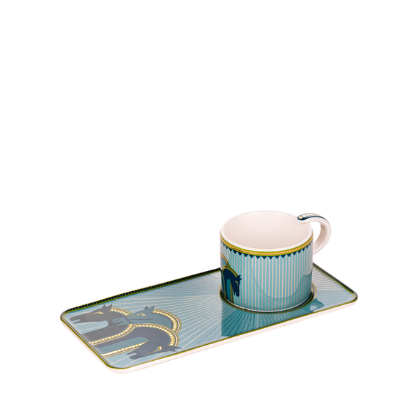 Cordovan tea set blue - 2 pieces
