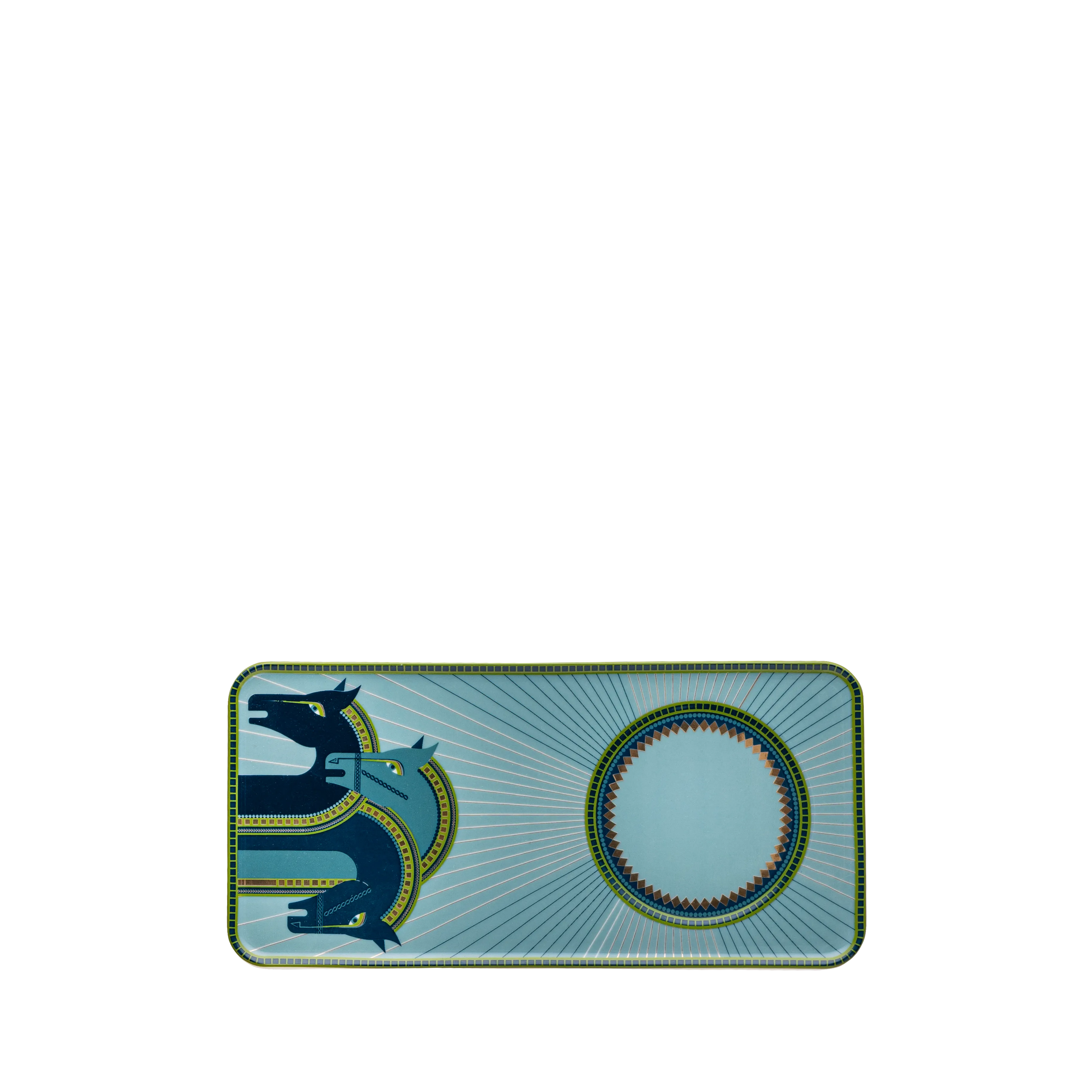 Cordovan Blue Tea Set - Fathy Mahmoud Porcelain 