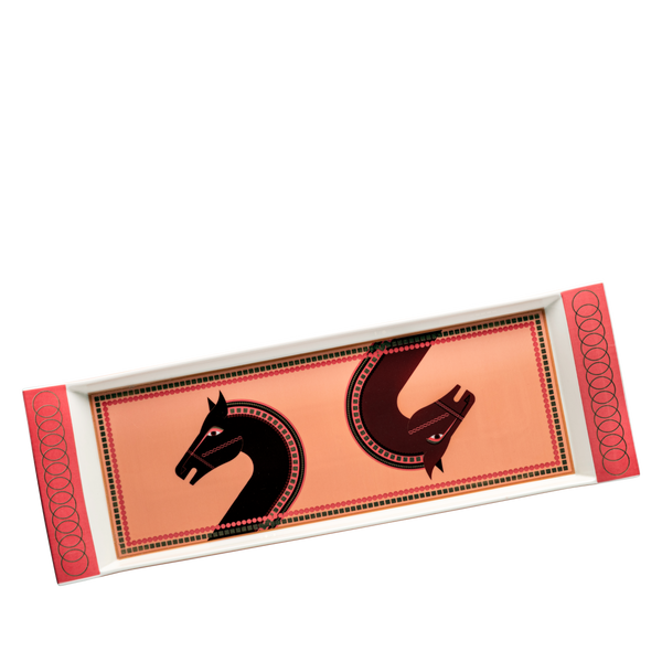 Cordovan tray - orange