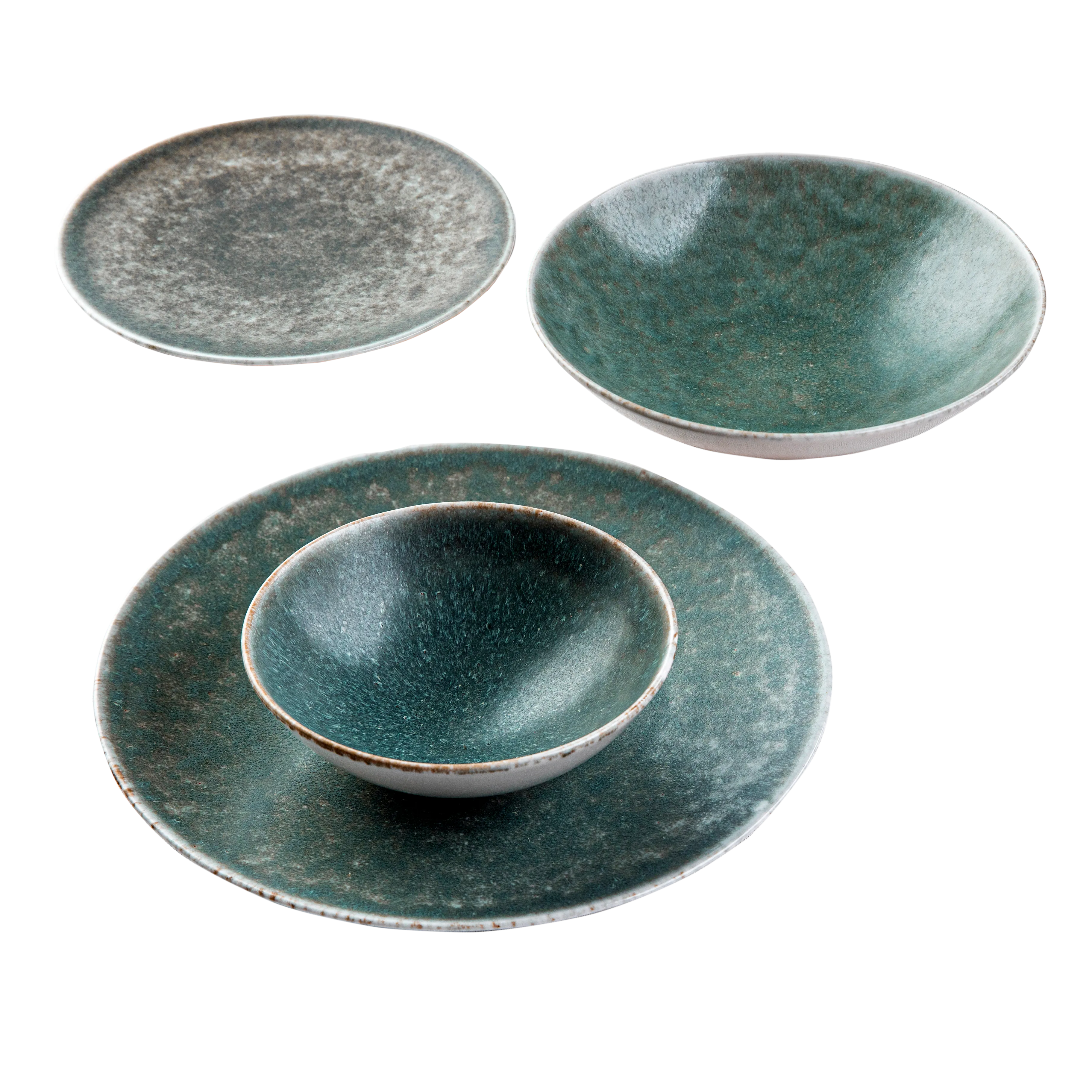 Crackle - 24 pieces - Fathy Mahmoud Porcelain 