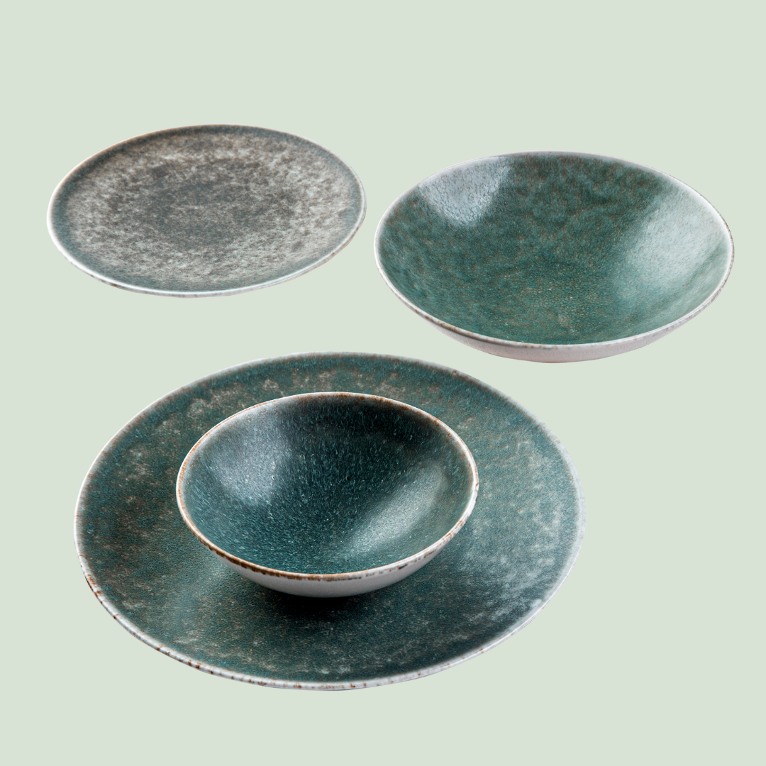 Crackle - 24 pieces - Fathy Mahmoud Porcelain 