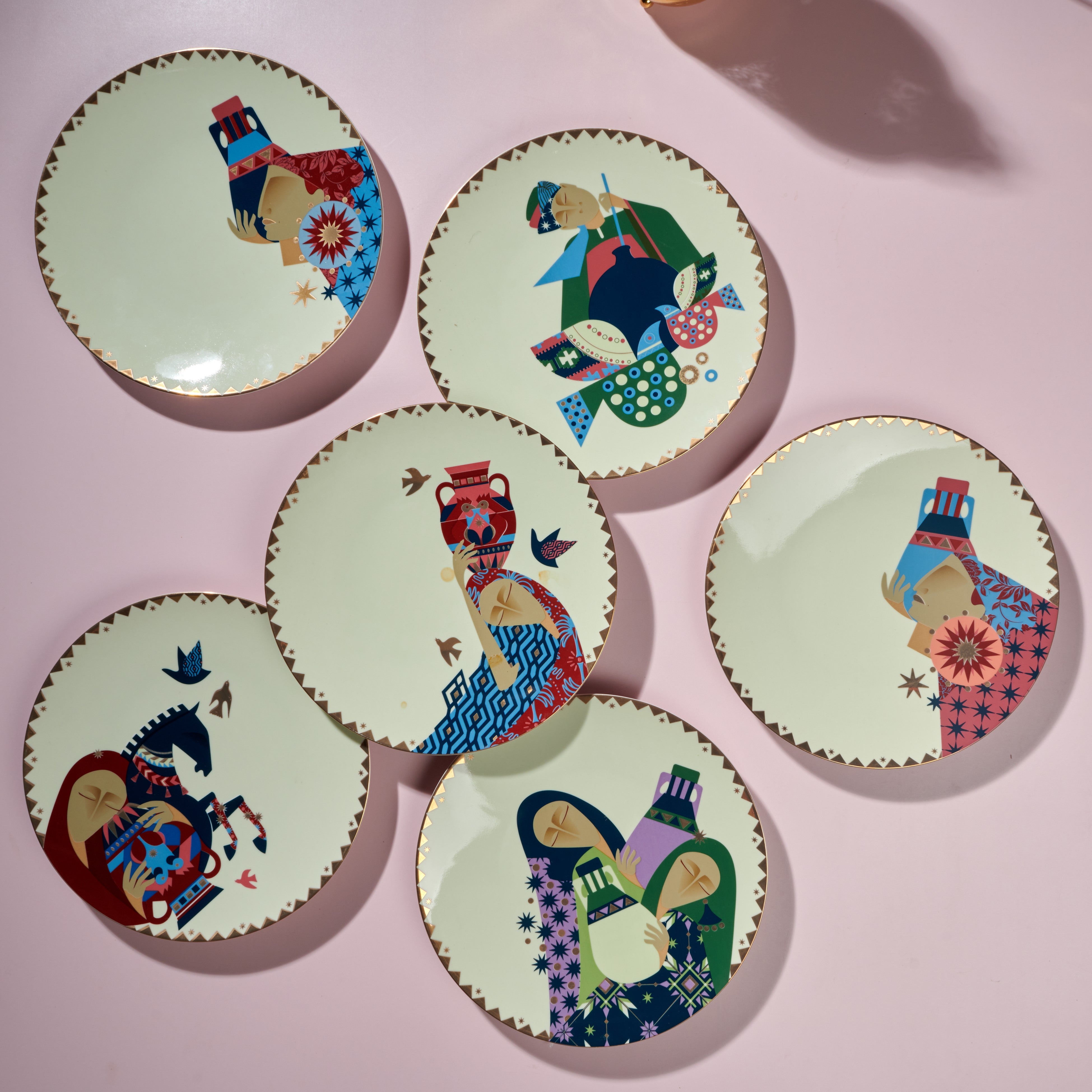 El-Ollah - 6 pieces - Fathy Mahmoud Porcelain 