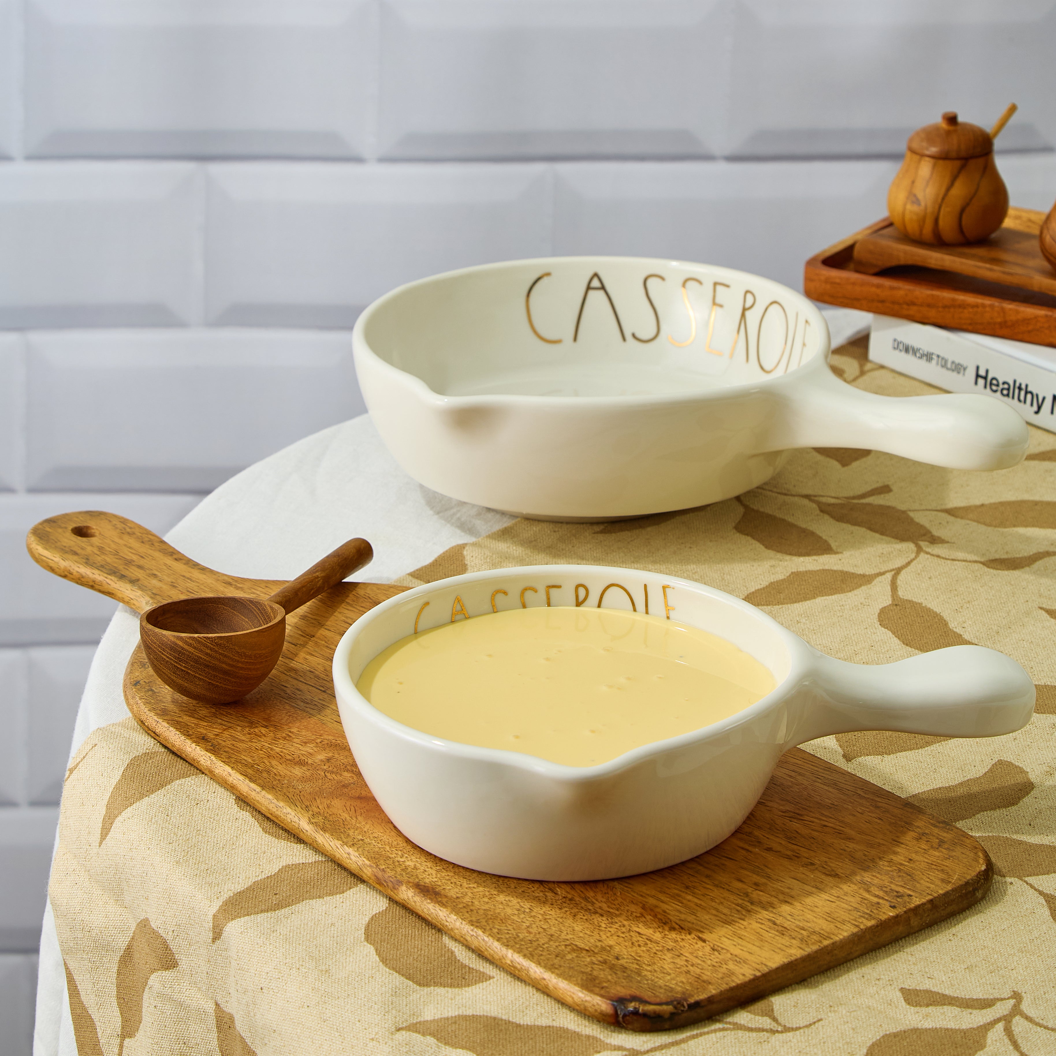 Casserole - 2 Pc - Fathy Mahmoud Porcelain 