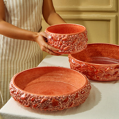 Stone Age Tagin Terracotta - Medium - Fathy Mahmoud Porcelain 