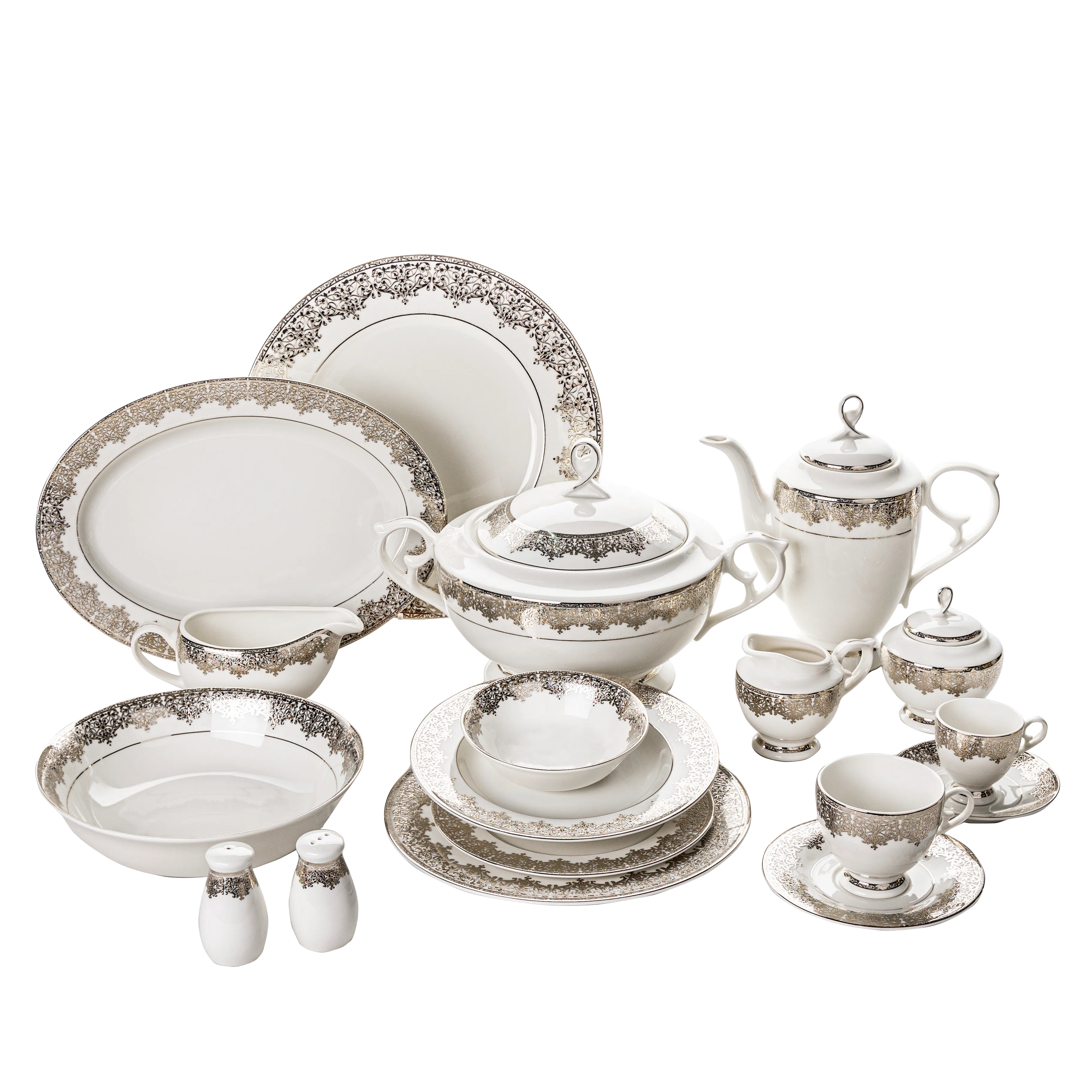 Broderie - 110 Pc - Fathy Mahmoud Porcelain 