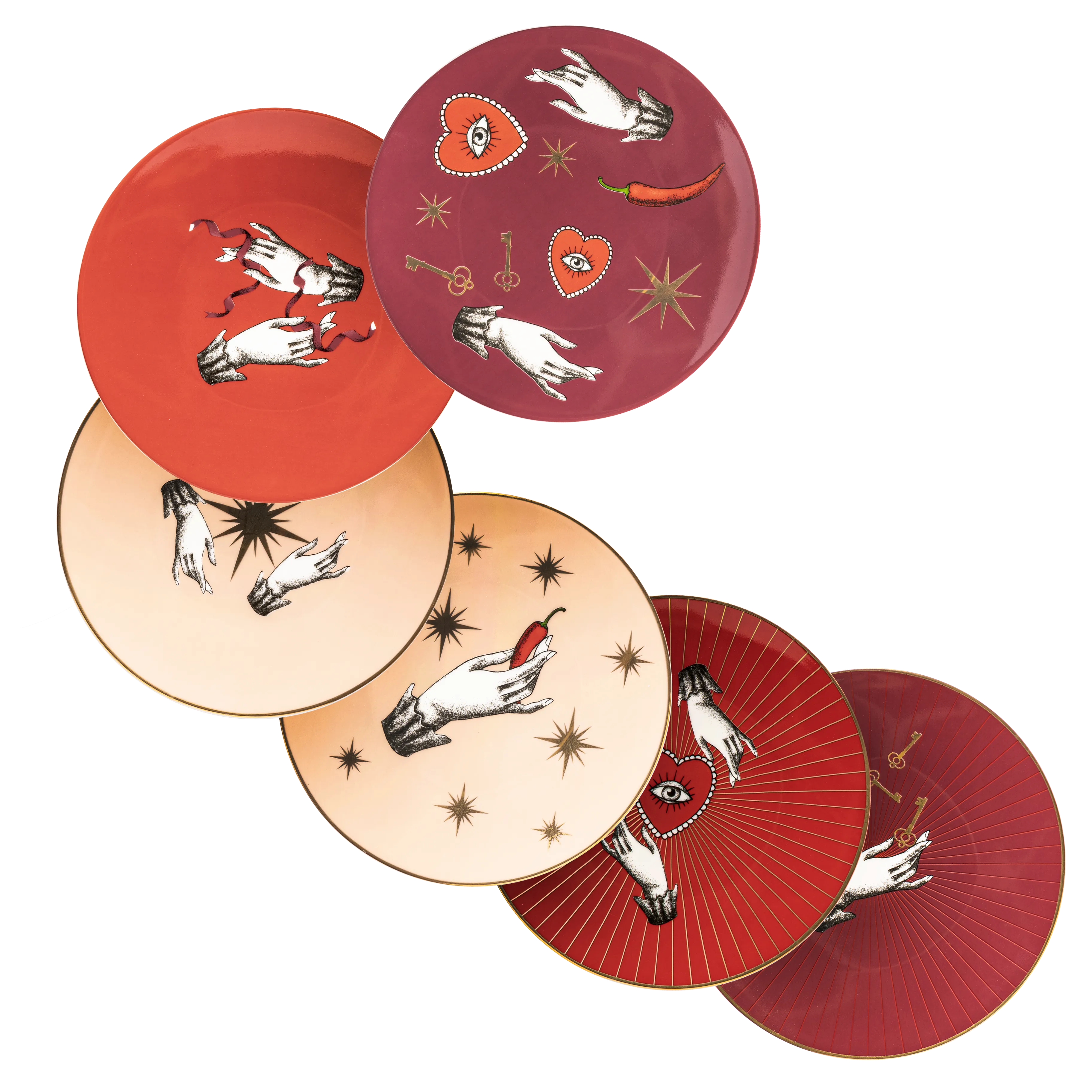 Fortune Teller - 6 Pieces - Fathy Mahmoud Porcelain 