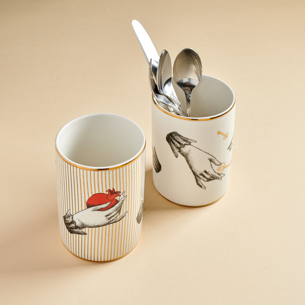 Fortune teller cannisters - 2 pieces