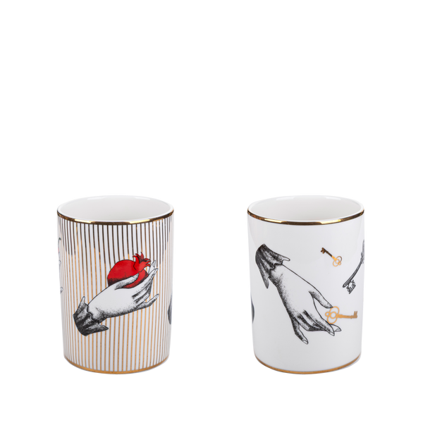Fortune teller cannisters - 2 pieces