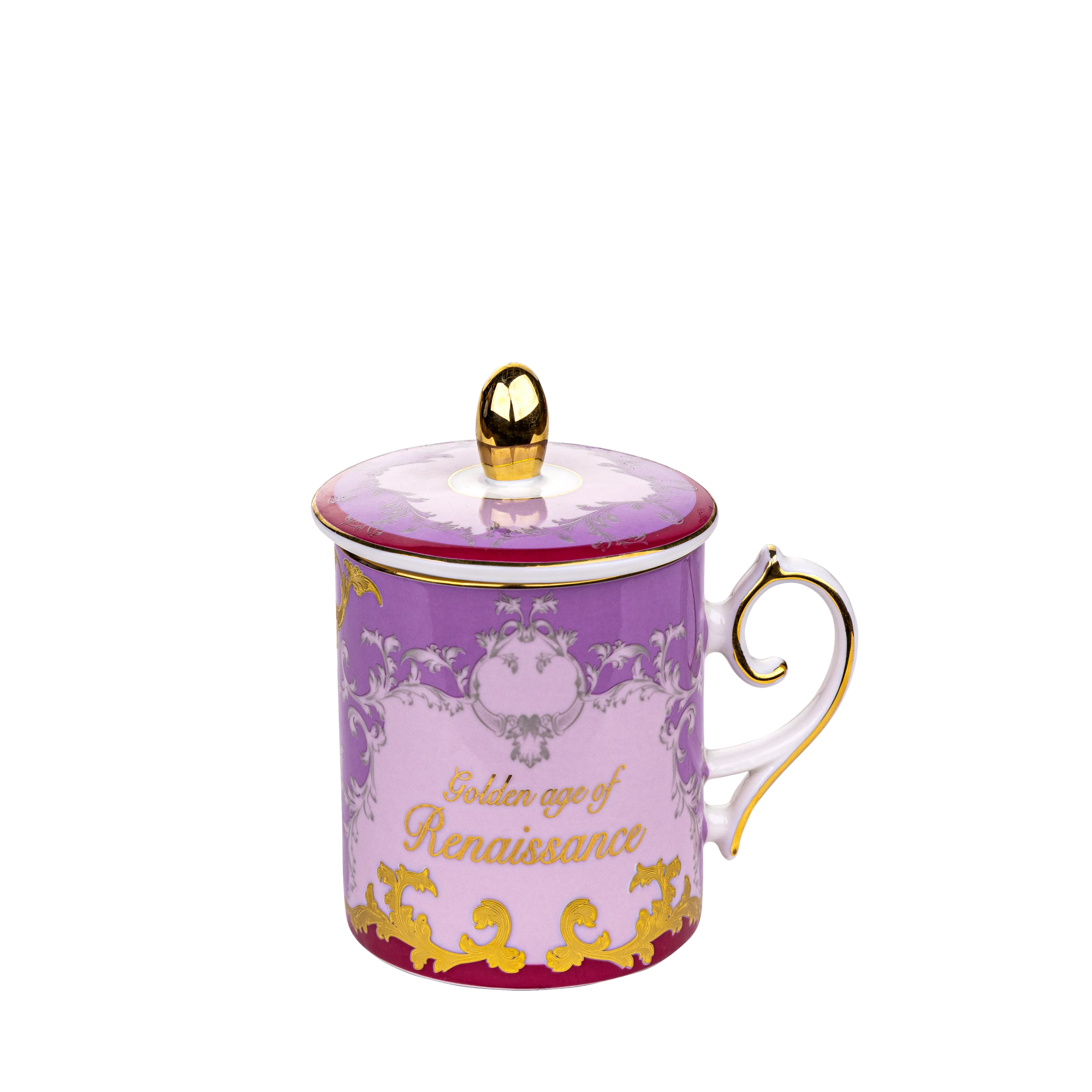 Golden Age of Renaissance - Candle Mug - Fathy Mahmoud Porcelain 