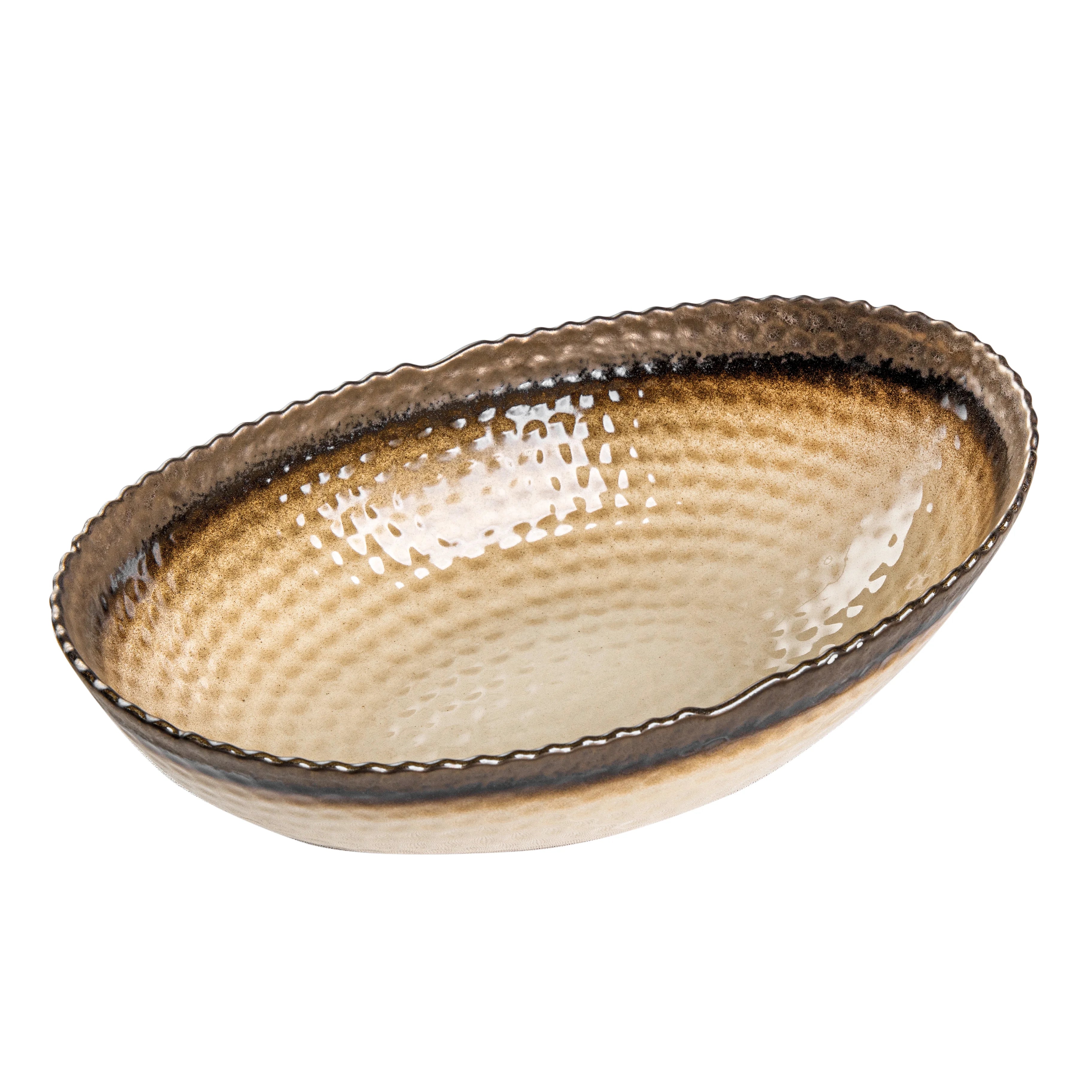 Golf Bowl Hazelnut - Large - Fathy Mahmoud Porcelain 