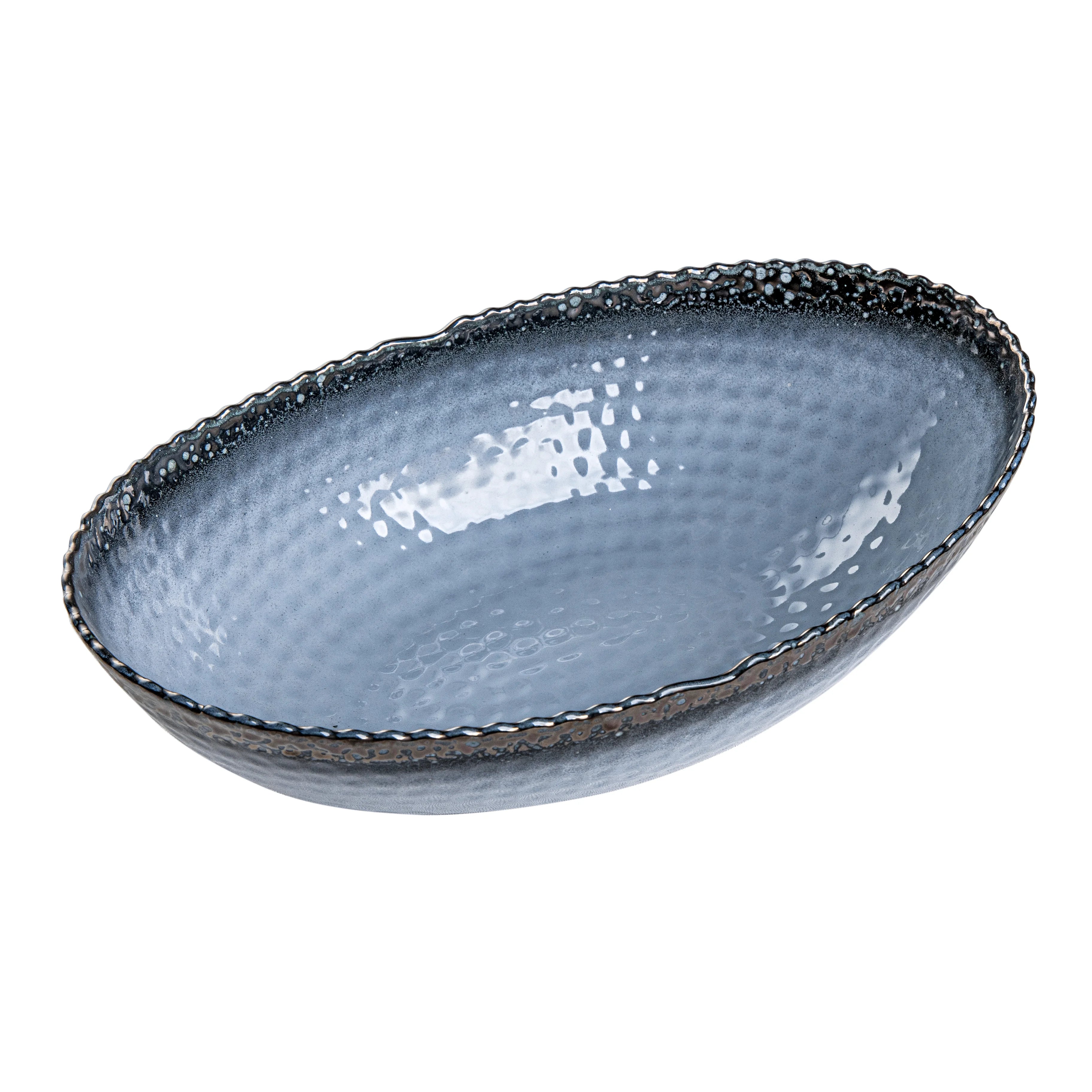 Golf Bowl Indigo - Large - Fathy Mahmoud Porcelain 