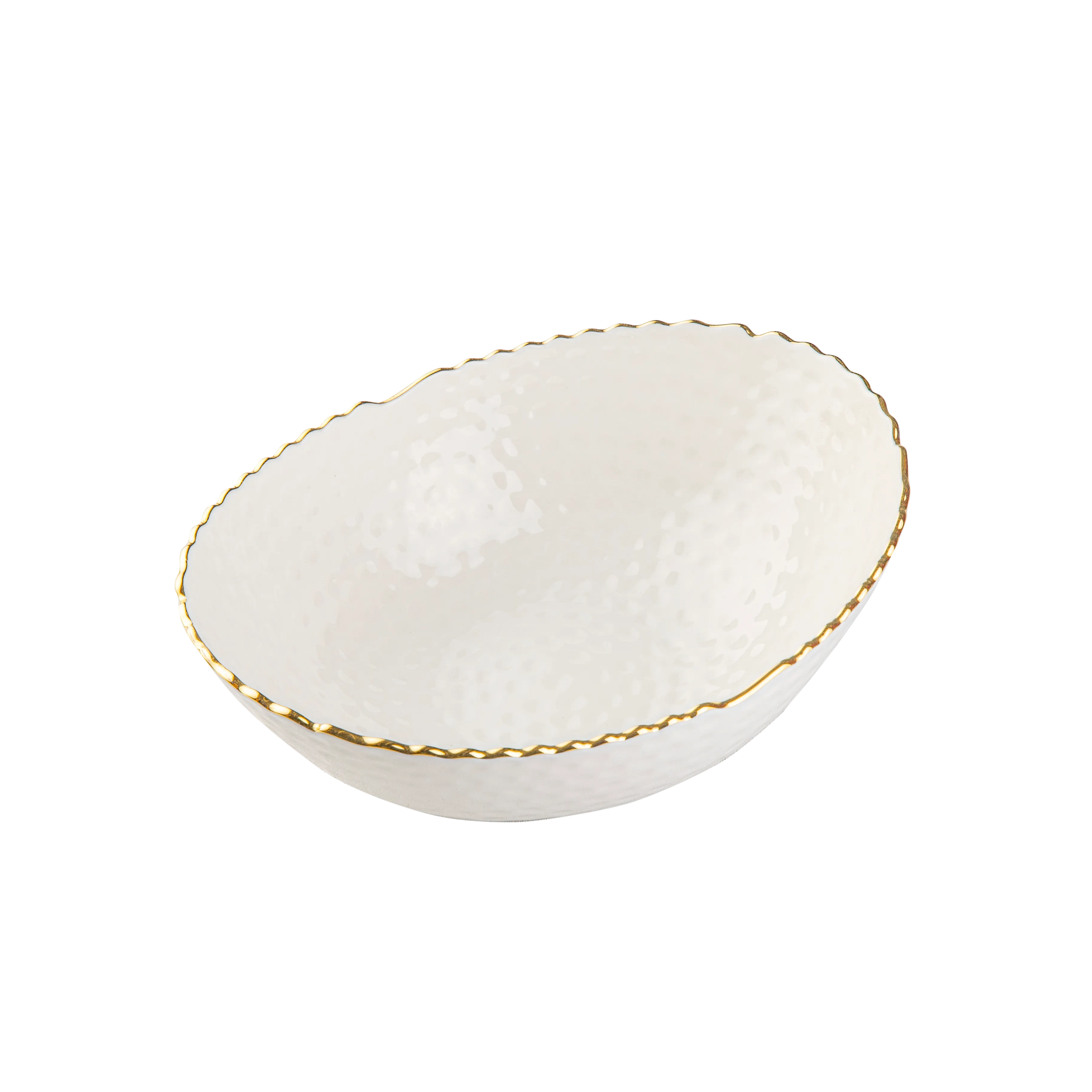 Golf Bowl White - Small - Fathy Mahmoud Porcelain 