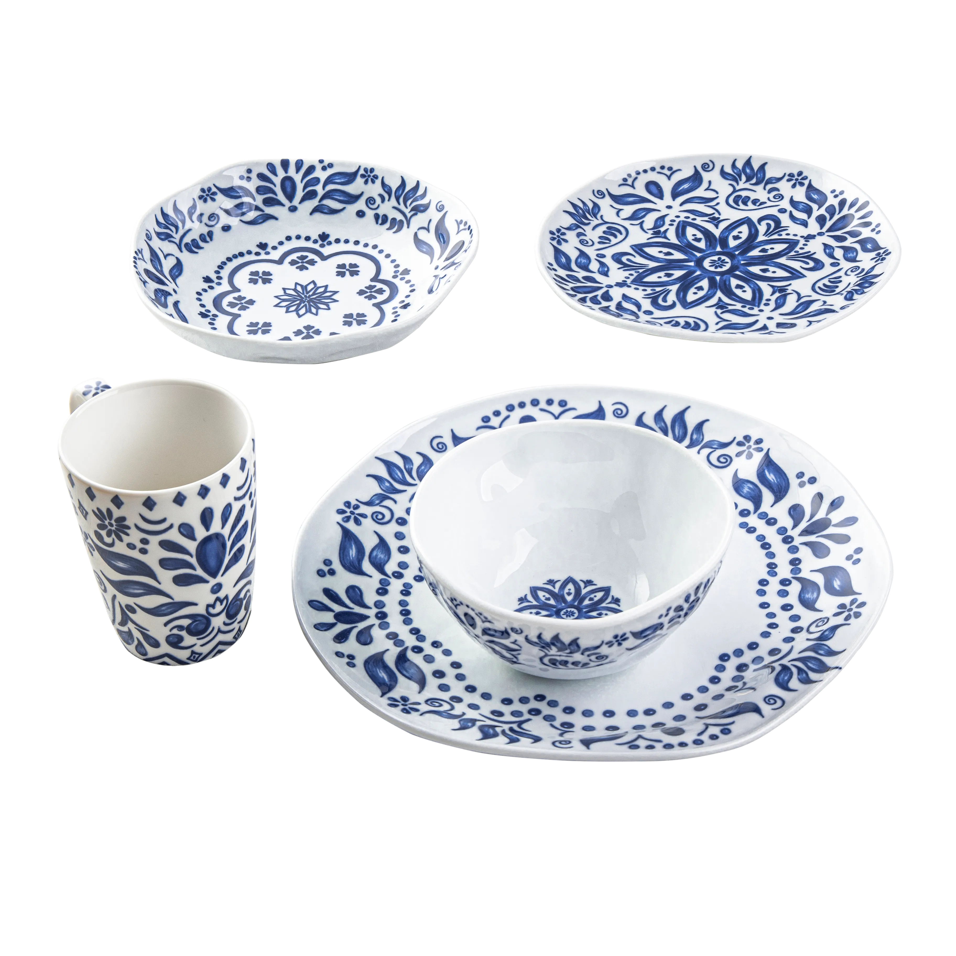 Greece - 30 Pc - Fathy Mahmoud Porcelain 