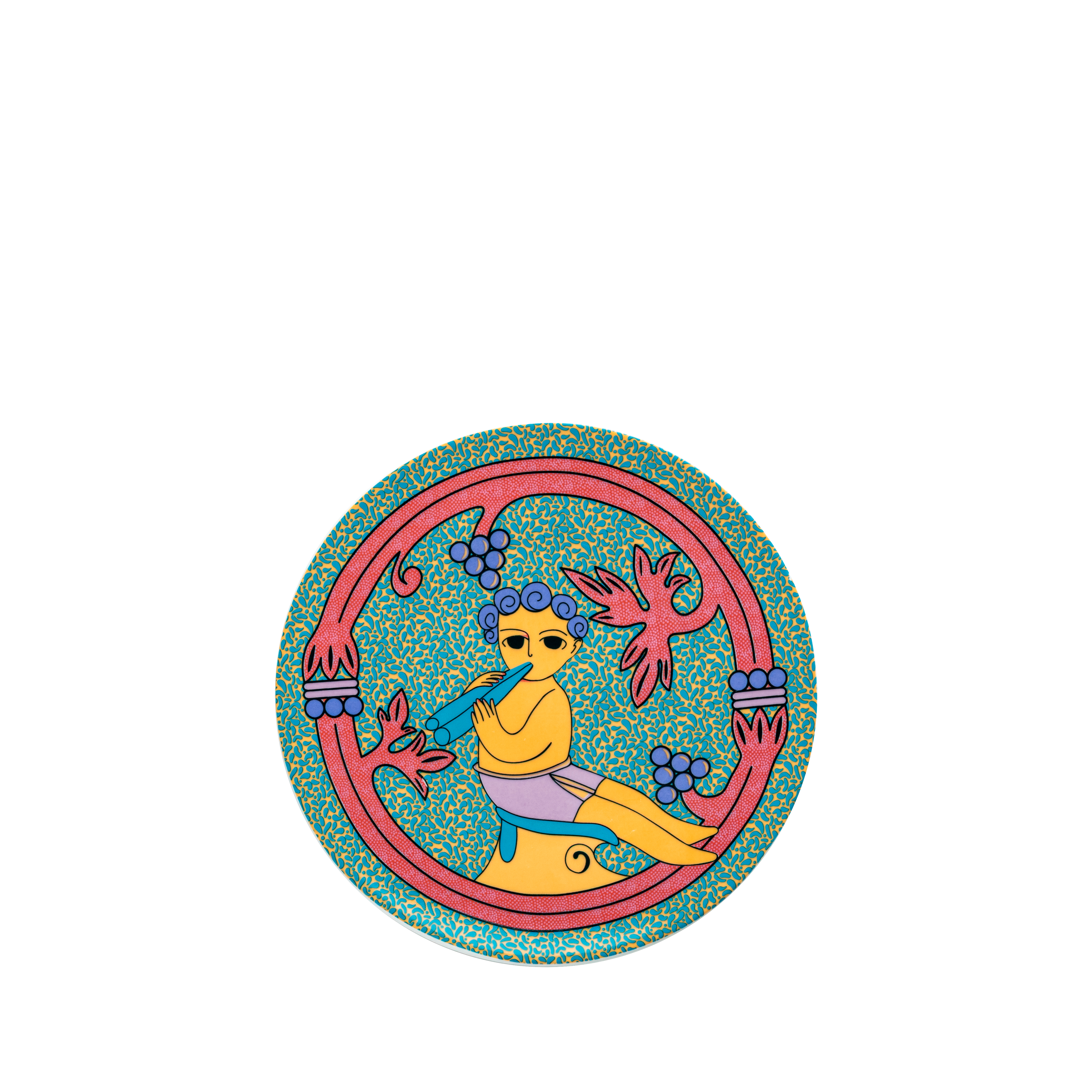 Harvest Of The Grapes Dessert SET - 9 Pcs - Fathy Mahmoud Porcelain 