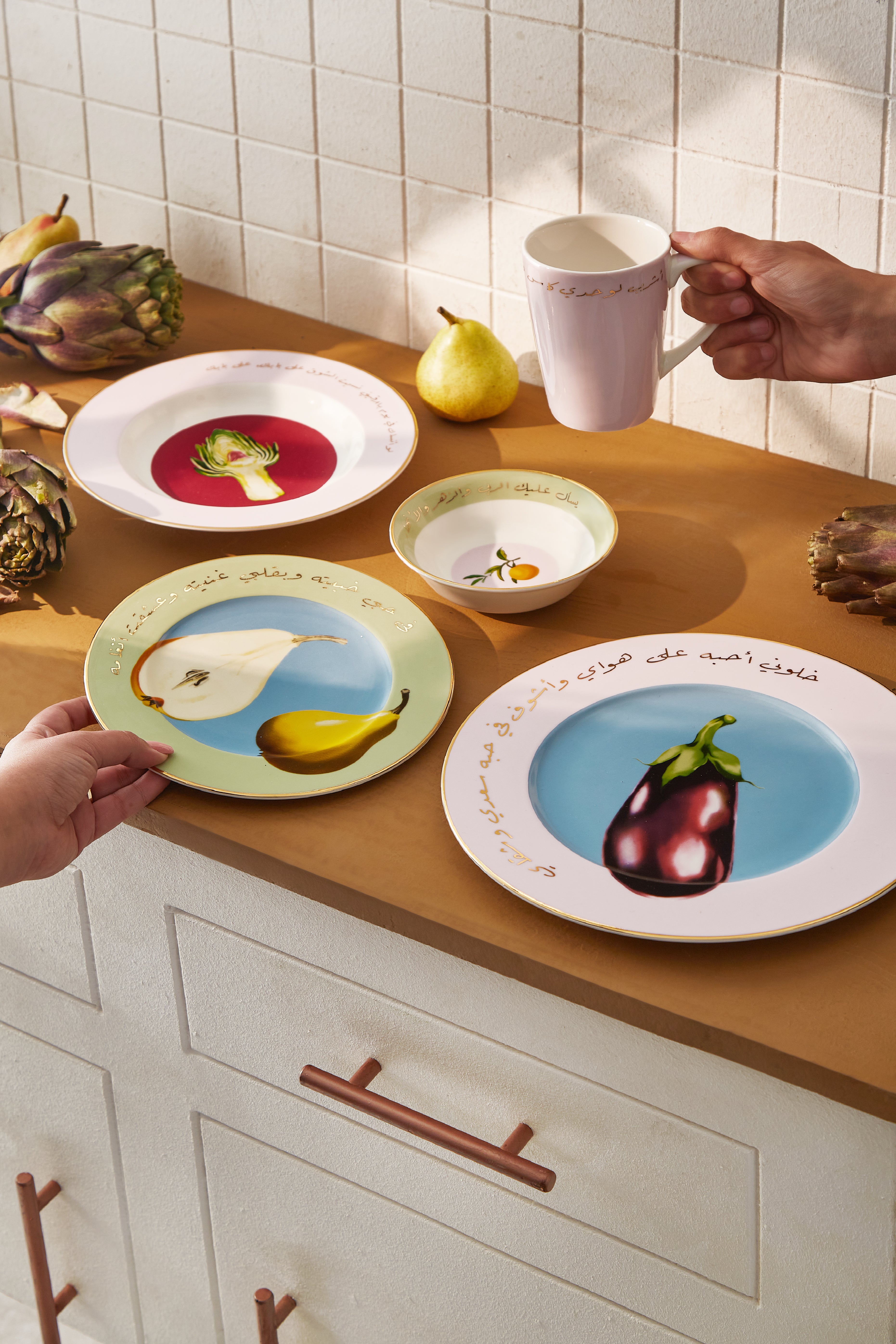 Hawaya - 30 Pc - Fathy Mahmoud Porcelain 