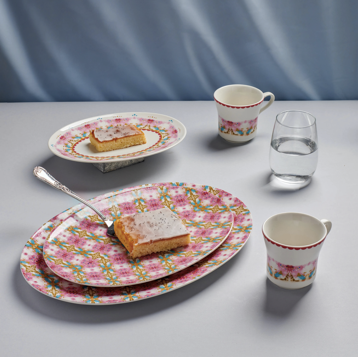 Kaleidoscape Serving Set - 3 Pieces - Fathy Mahmoud Porcelain 