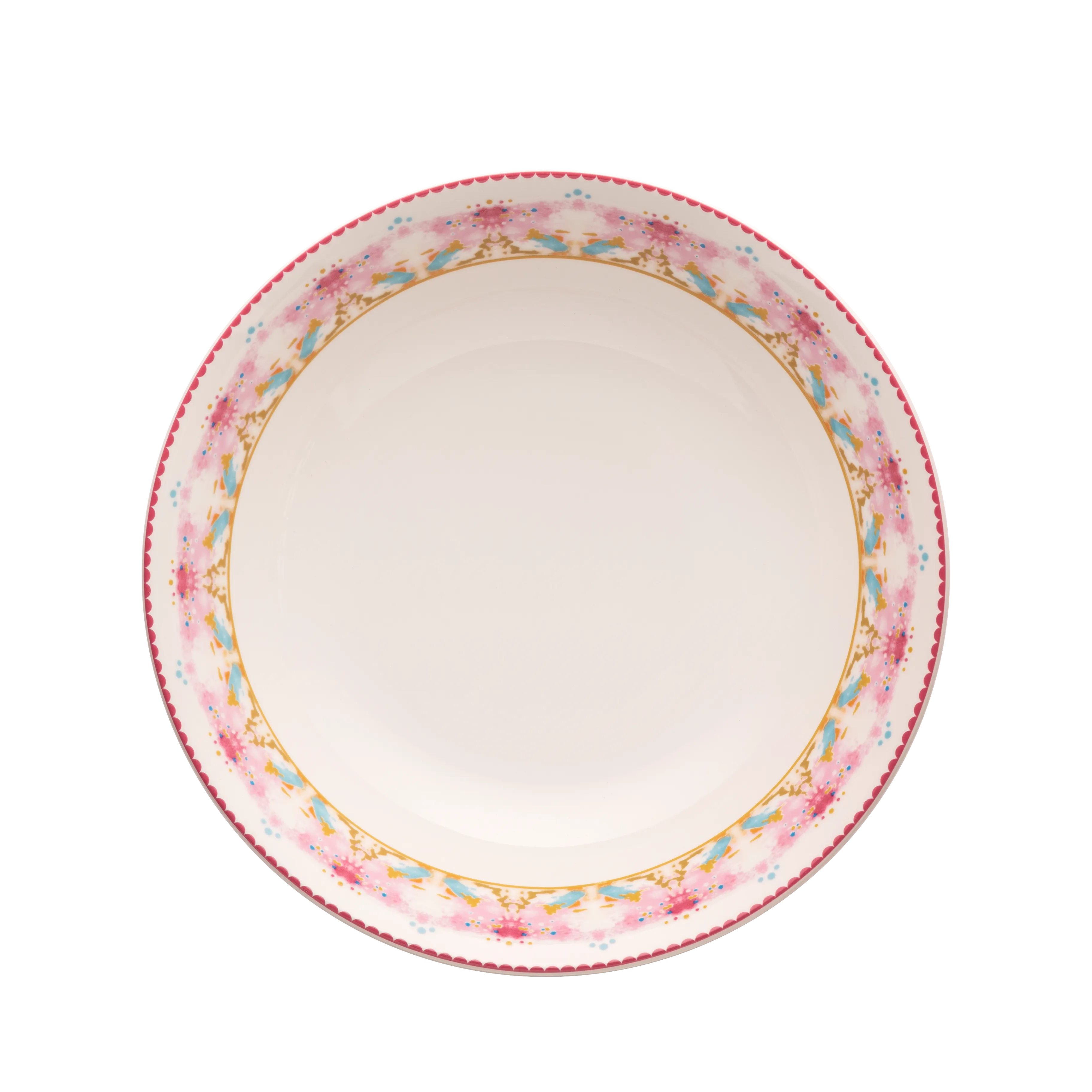 Kaleidoscape fruit plate - small - Fathy Mahmoud Porcelain 