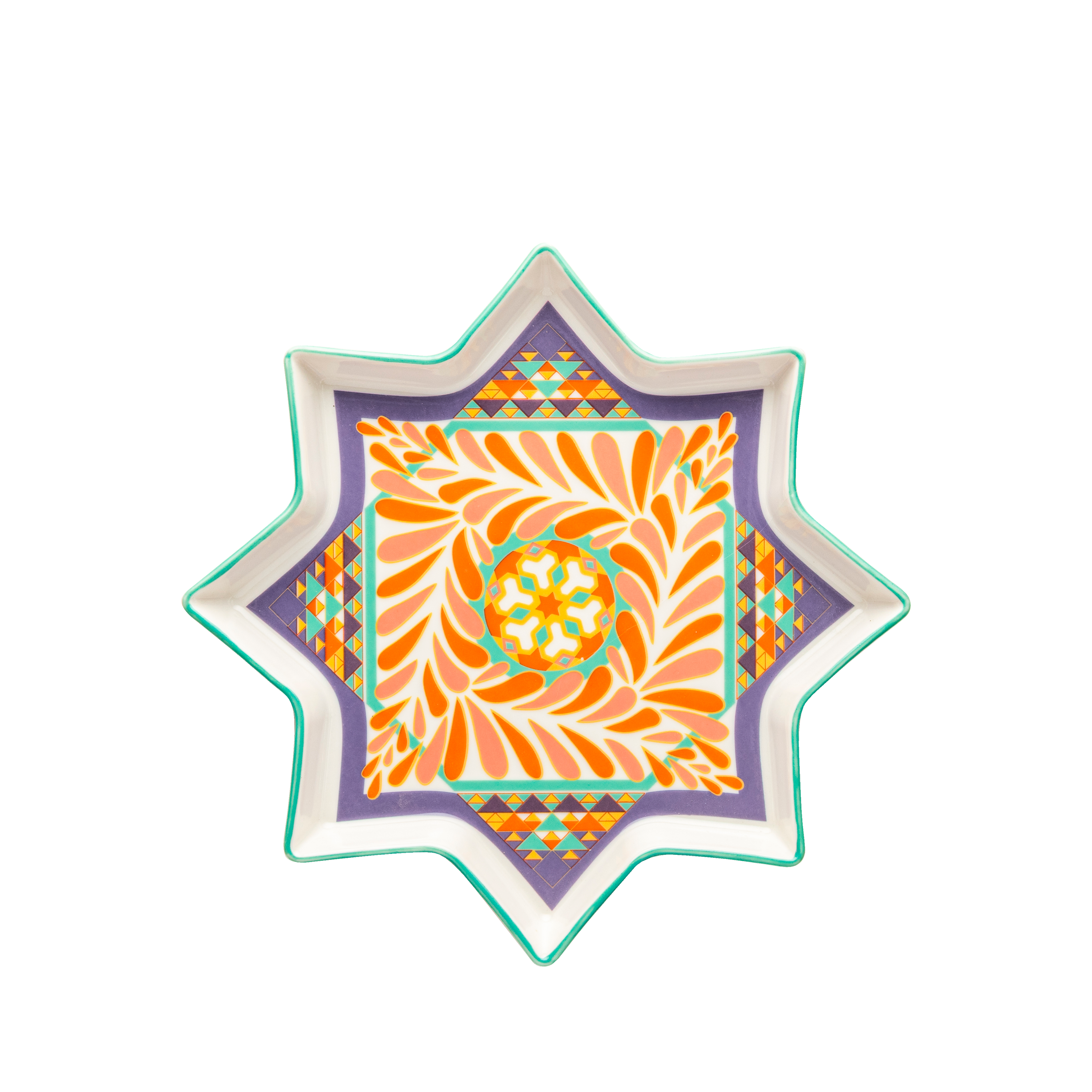 Khayameya serving platters - 2 pieces - Fathy Mahmoud Porcelain 