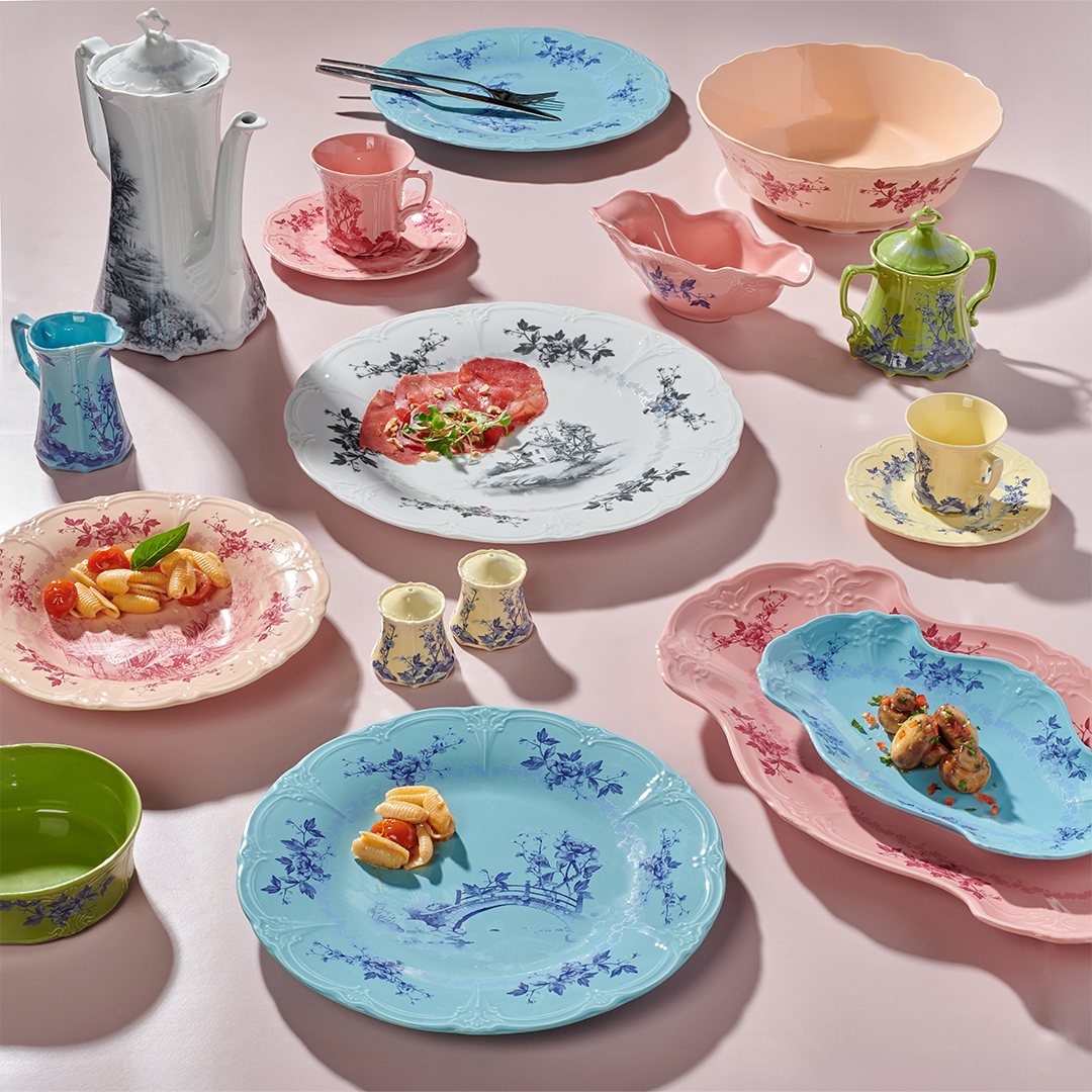 La Palette - 62 pieces - Fathy Mahmoud Porcelain 