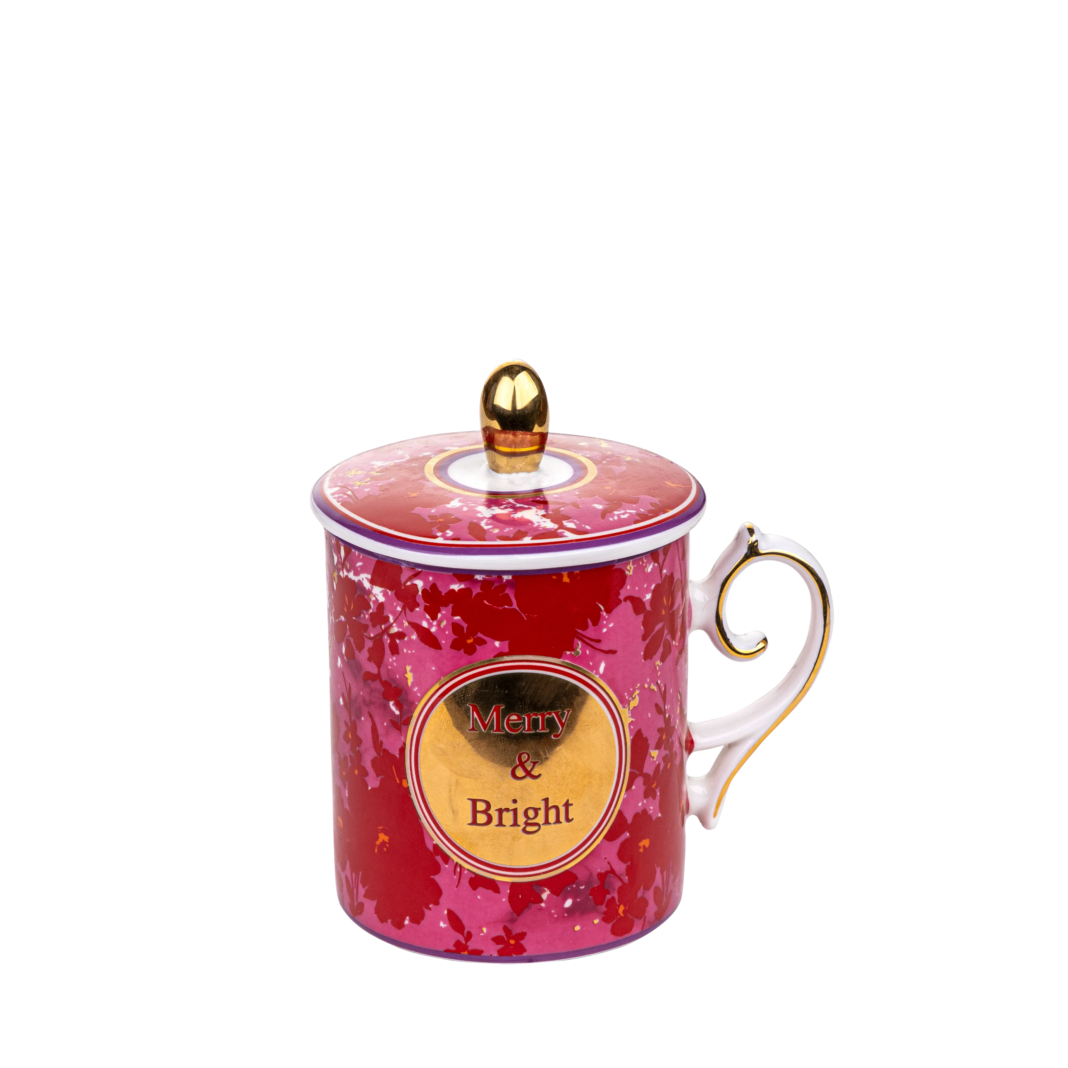 Merry & Bright - Candle Mug - Fathy Mahmoud Porcelain 