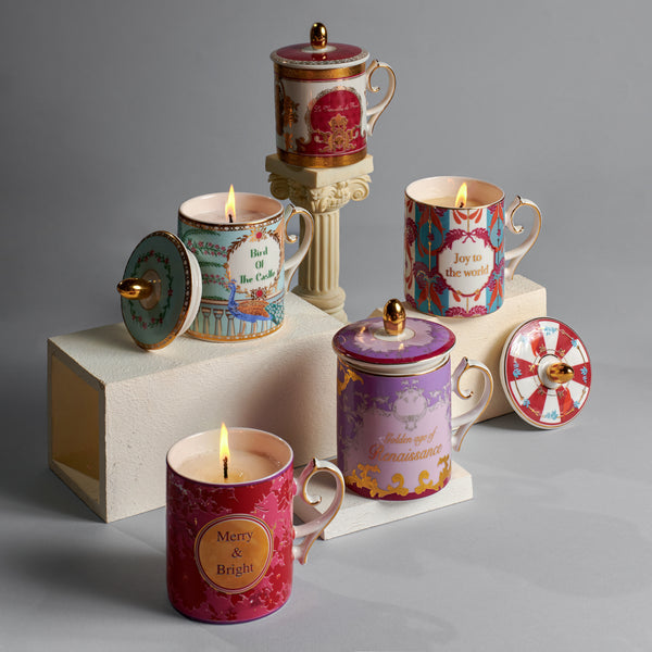 Merry & bright - candle mug