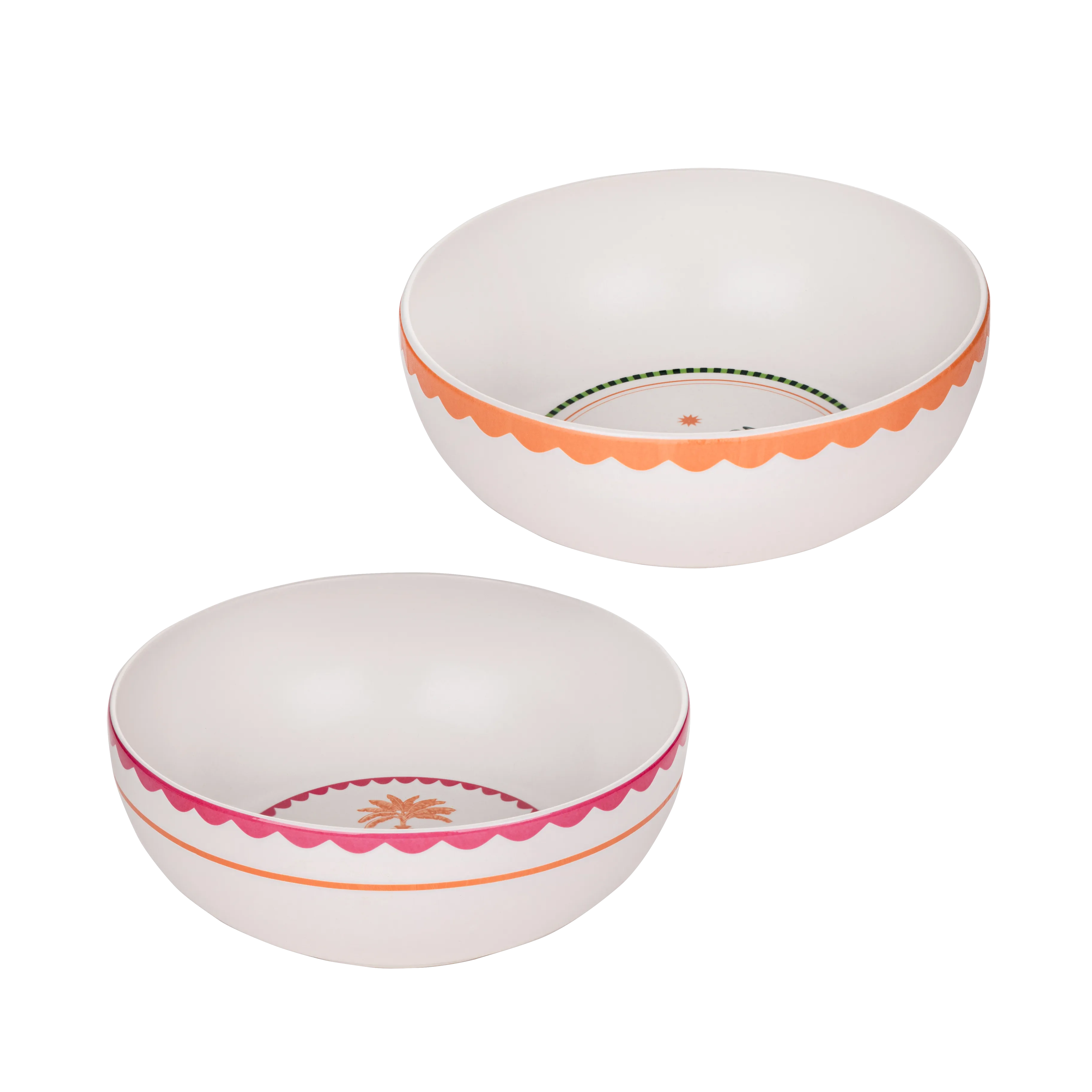 Monkey Business Waves Bowl Set - Fathy Mahmoud Porcelain 