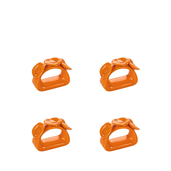 Mini flower orange - 4 pieces